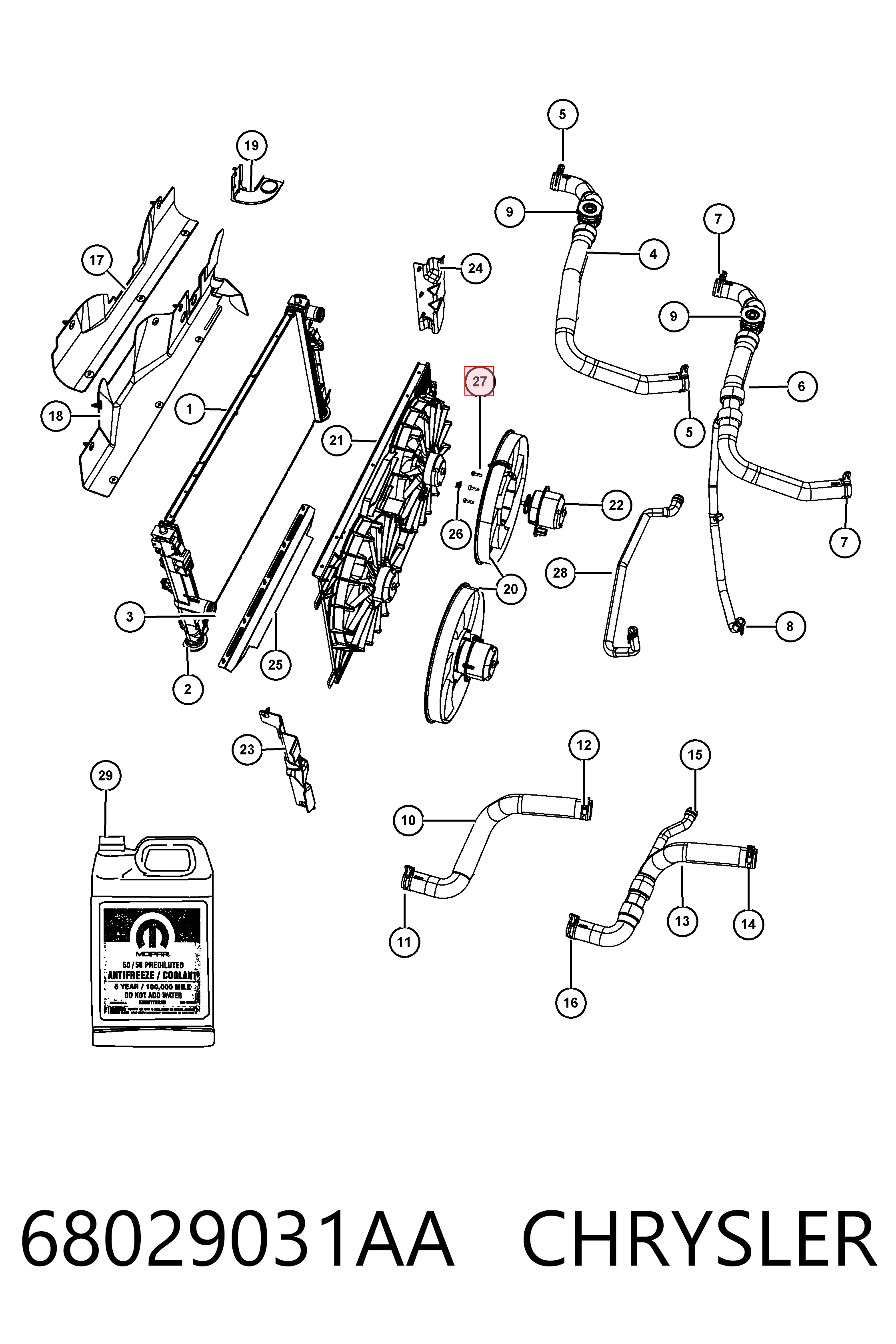 68029031AA Chrysler