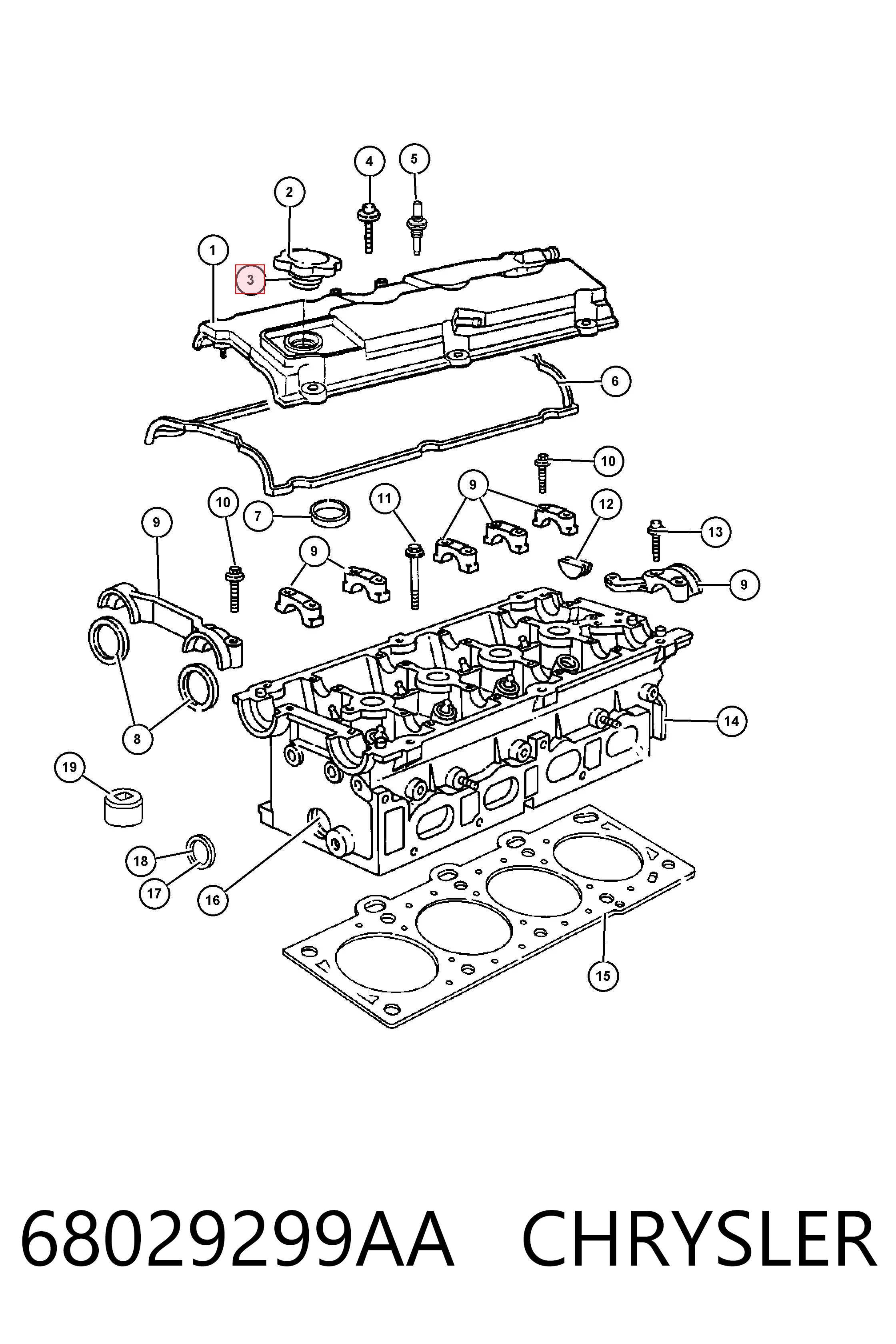 68029299AA Chrysler