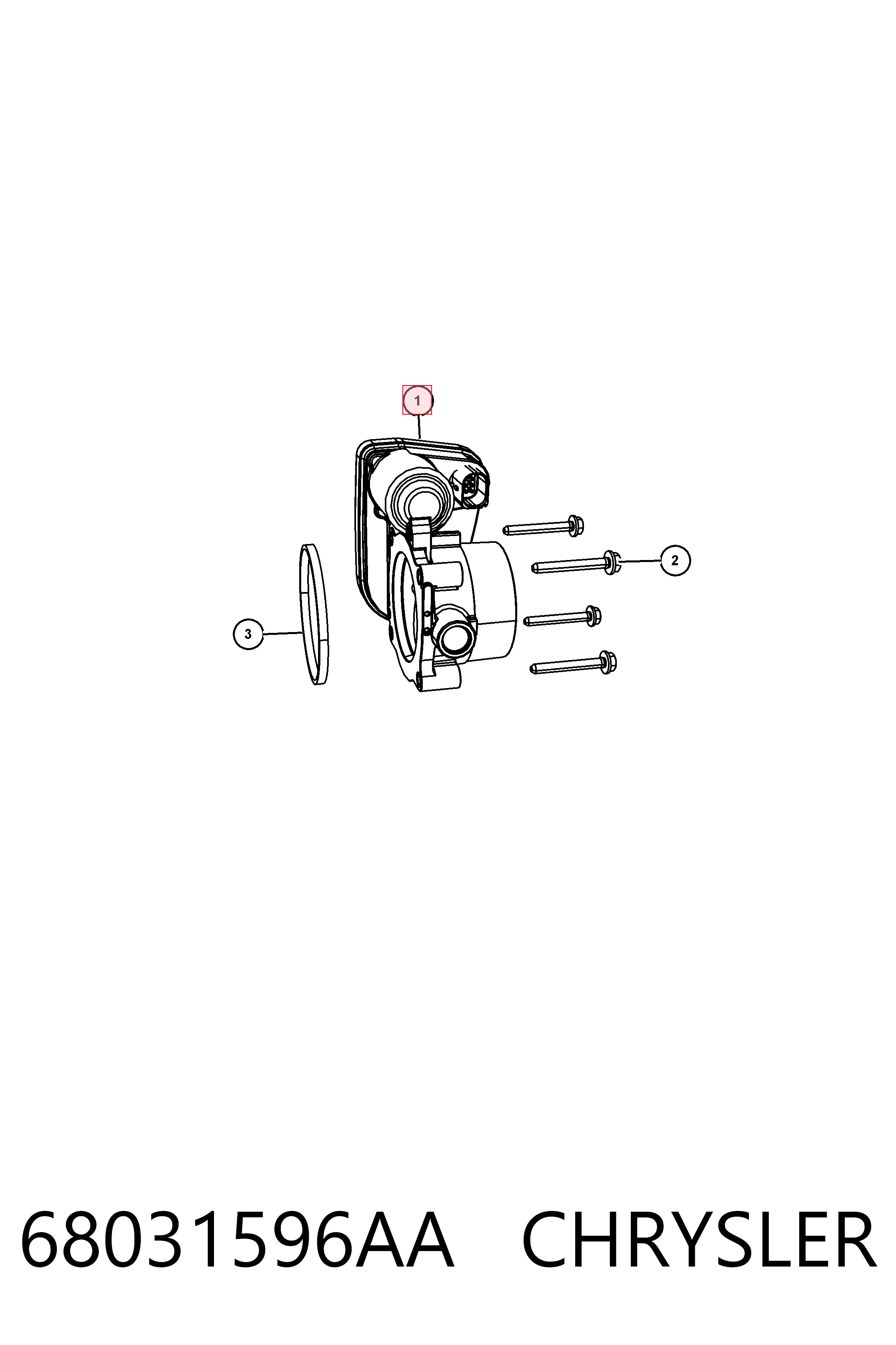 K68031596AB Fiat/Alfa/Lancia Дроссельная заслонка