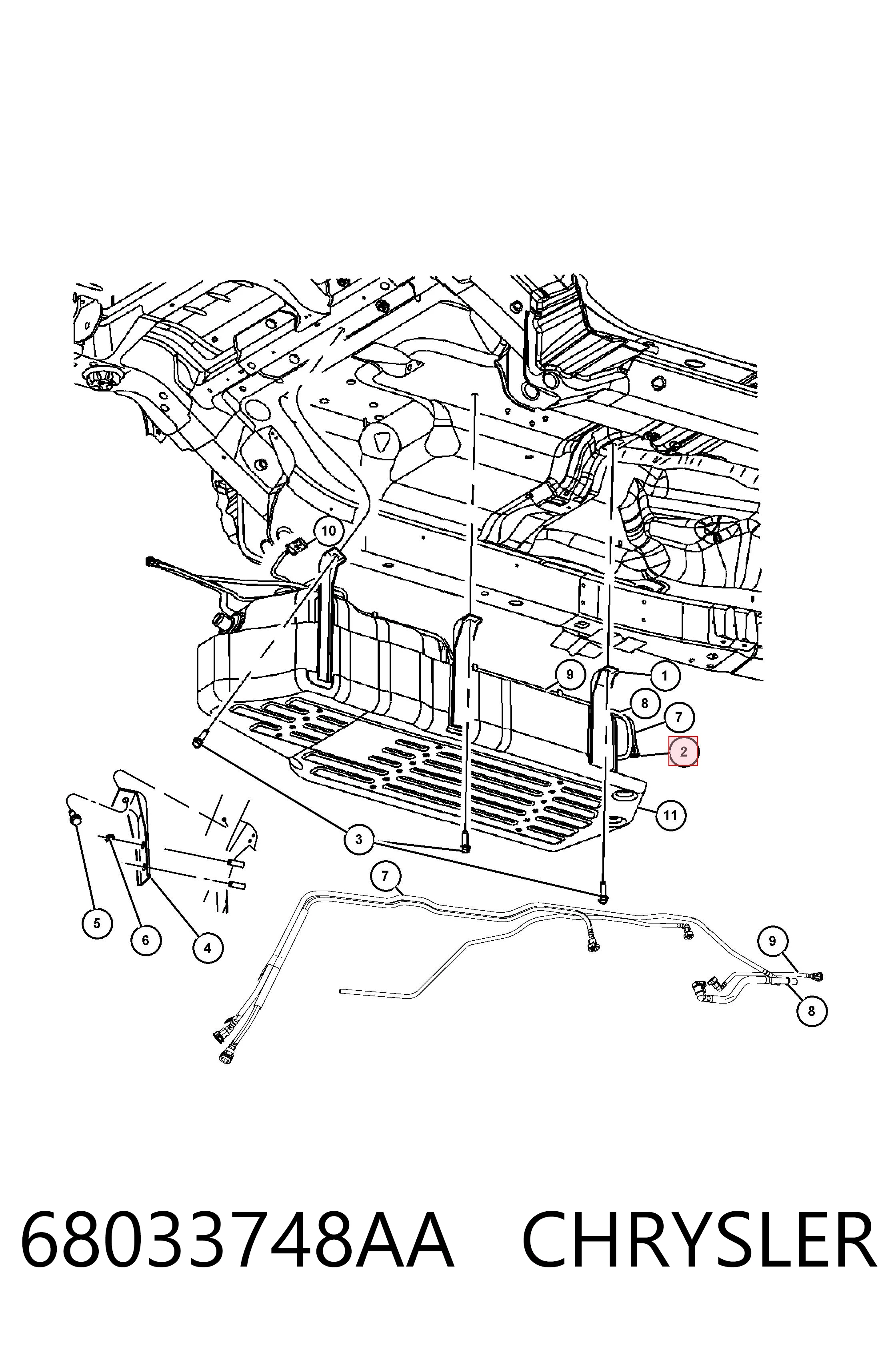 K05174695AA Fiat/Alfa/Lancia Бак топливный