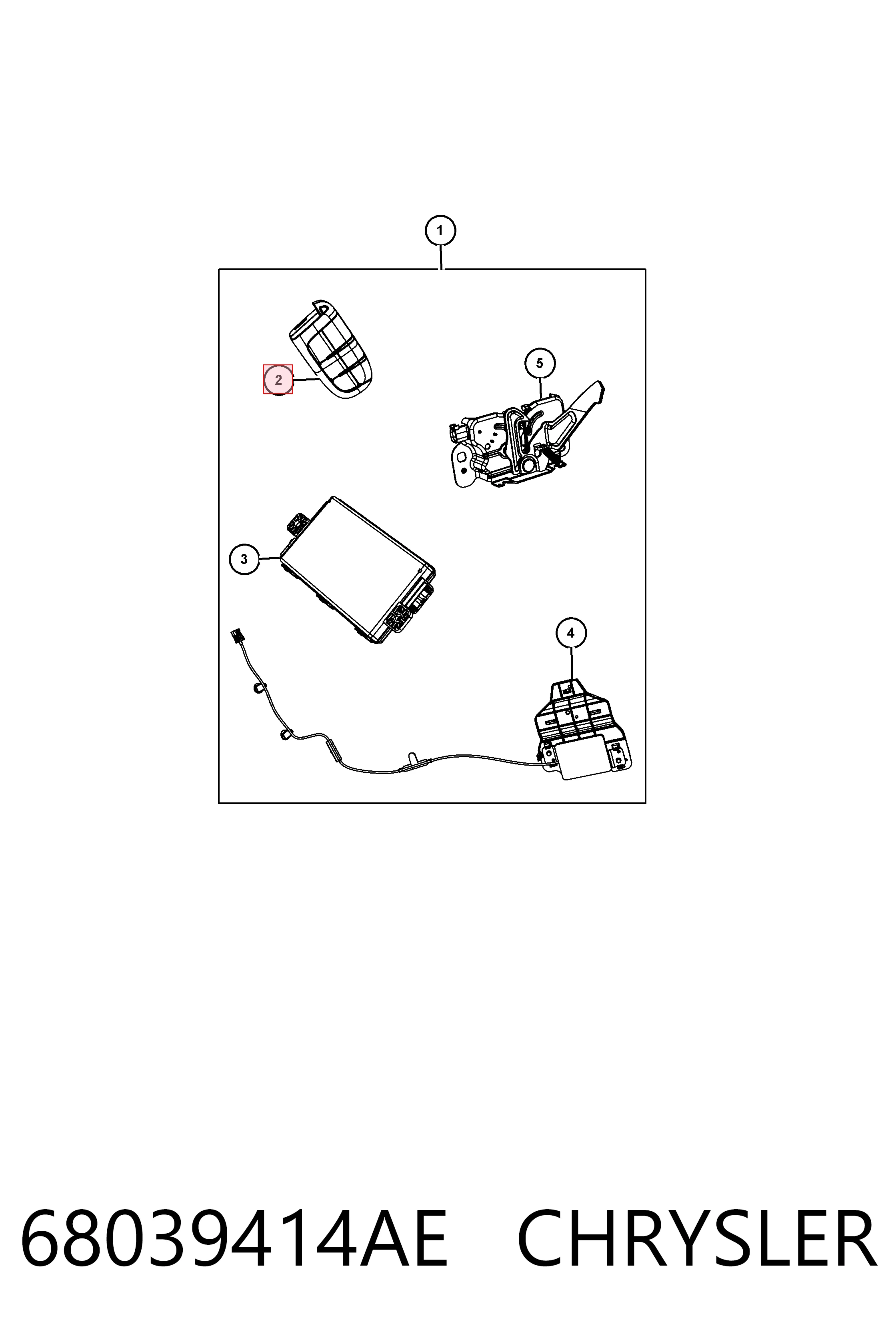 Купить K68039414AD Fiat/Alfa/Lancia 