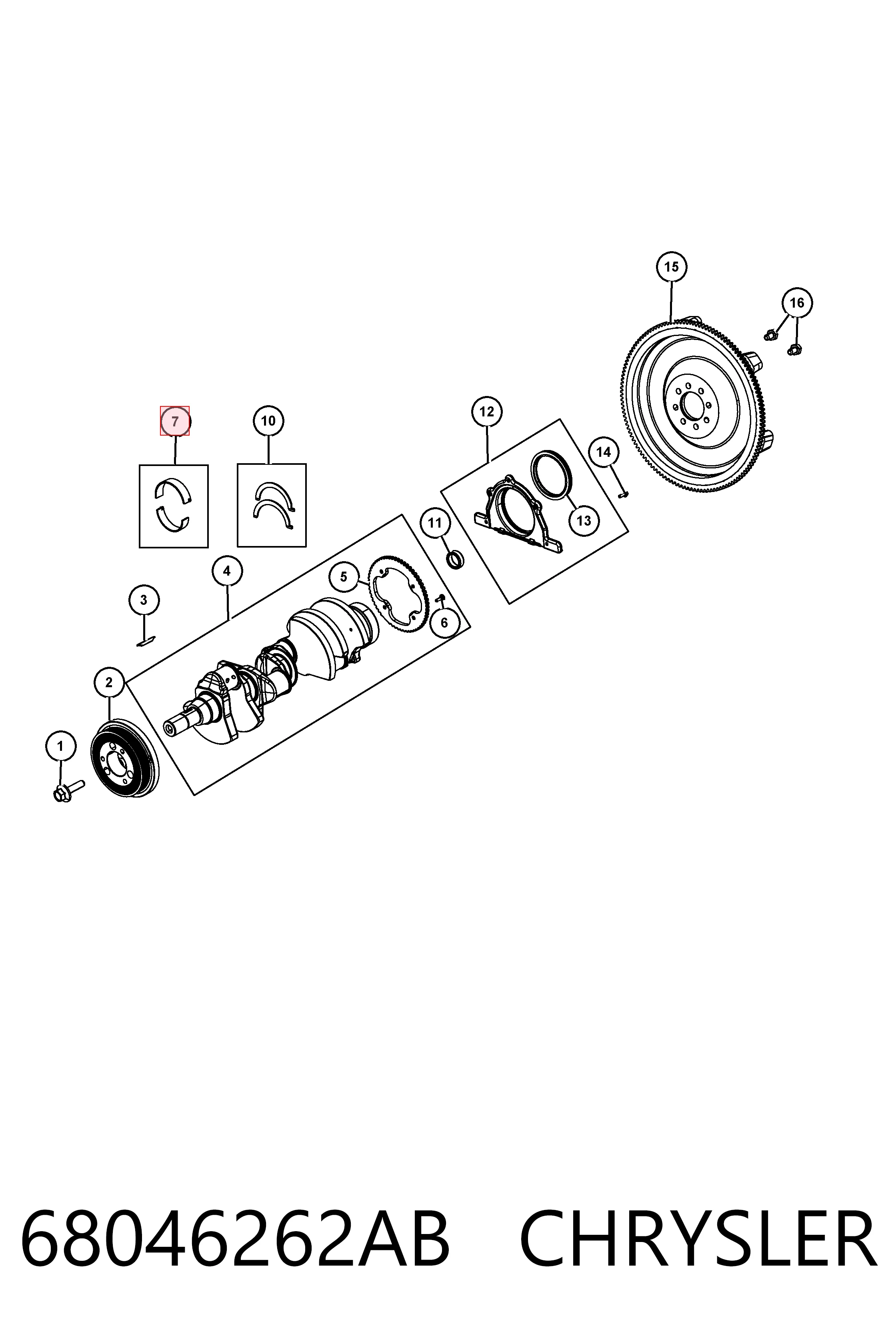  Fiat/Alfa/Lancia K05083993AA цена, от 15.20 USD