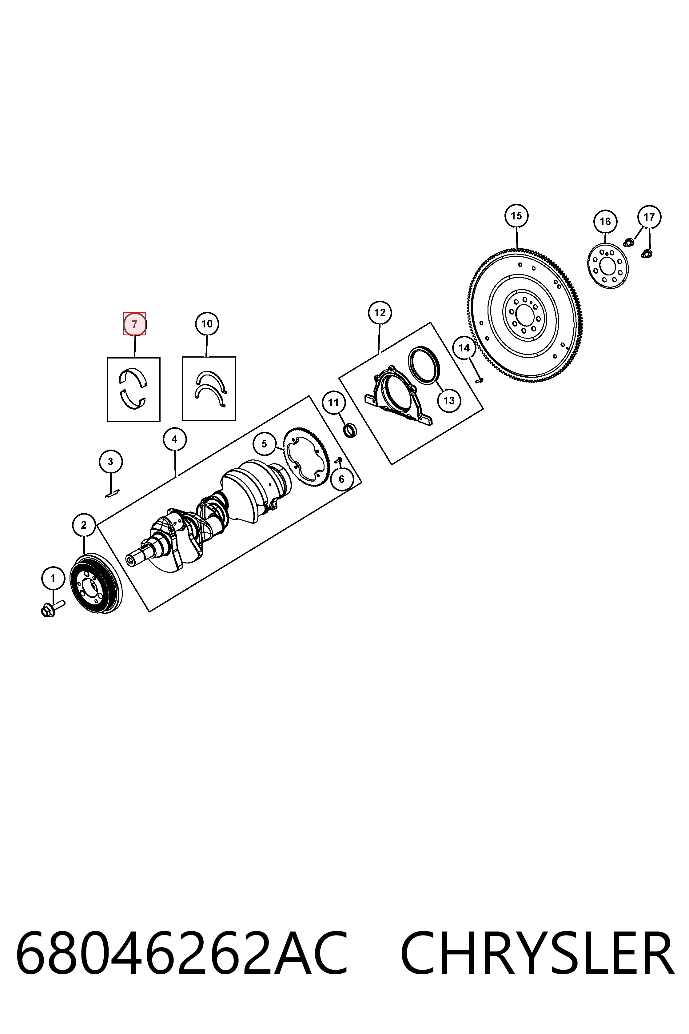 Купить K05083993AA Fiat/Alfa/Lancia 