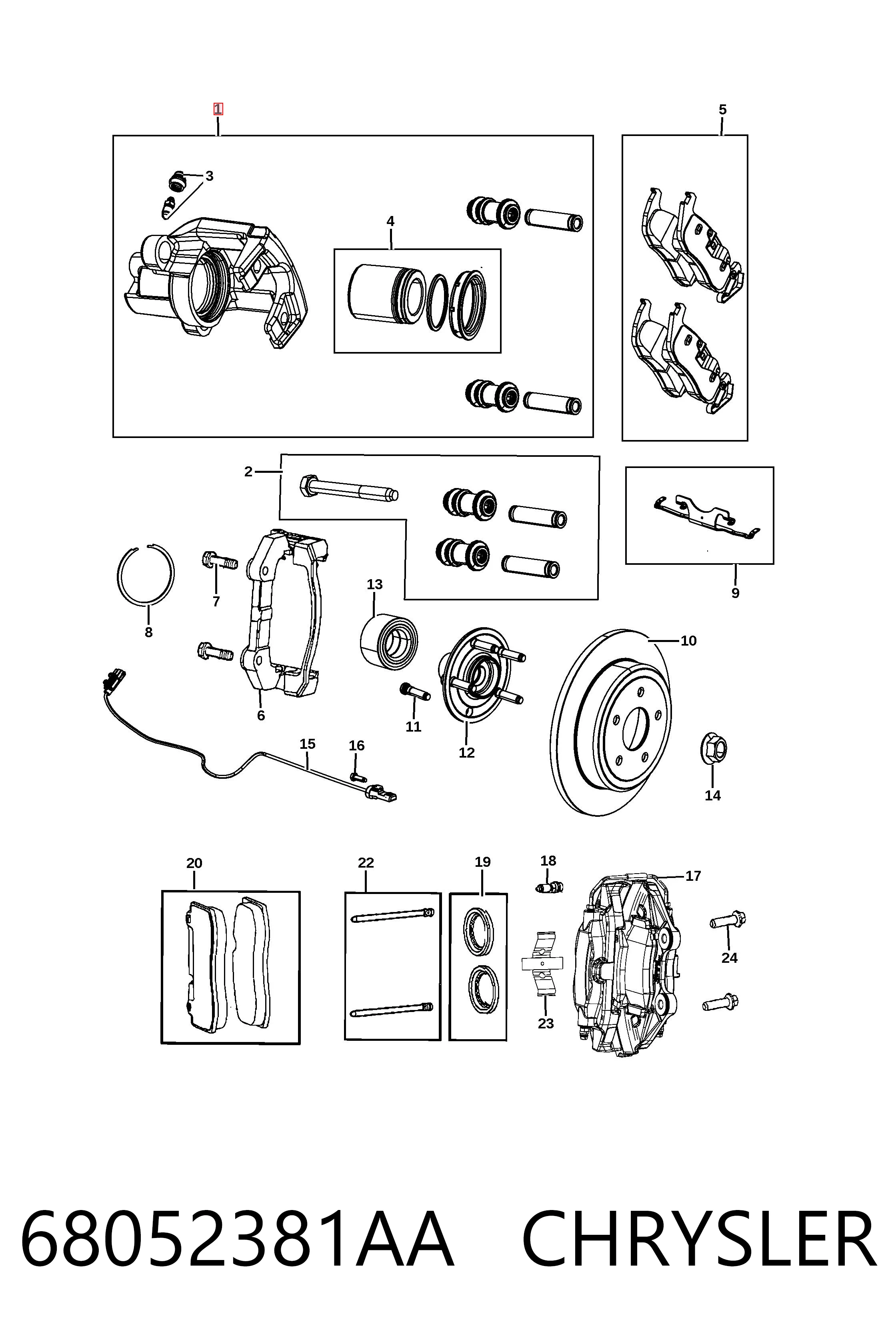 Суппорт задний левый F37016 Brembo