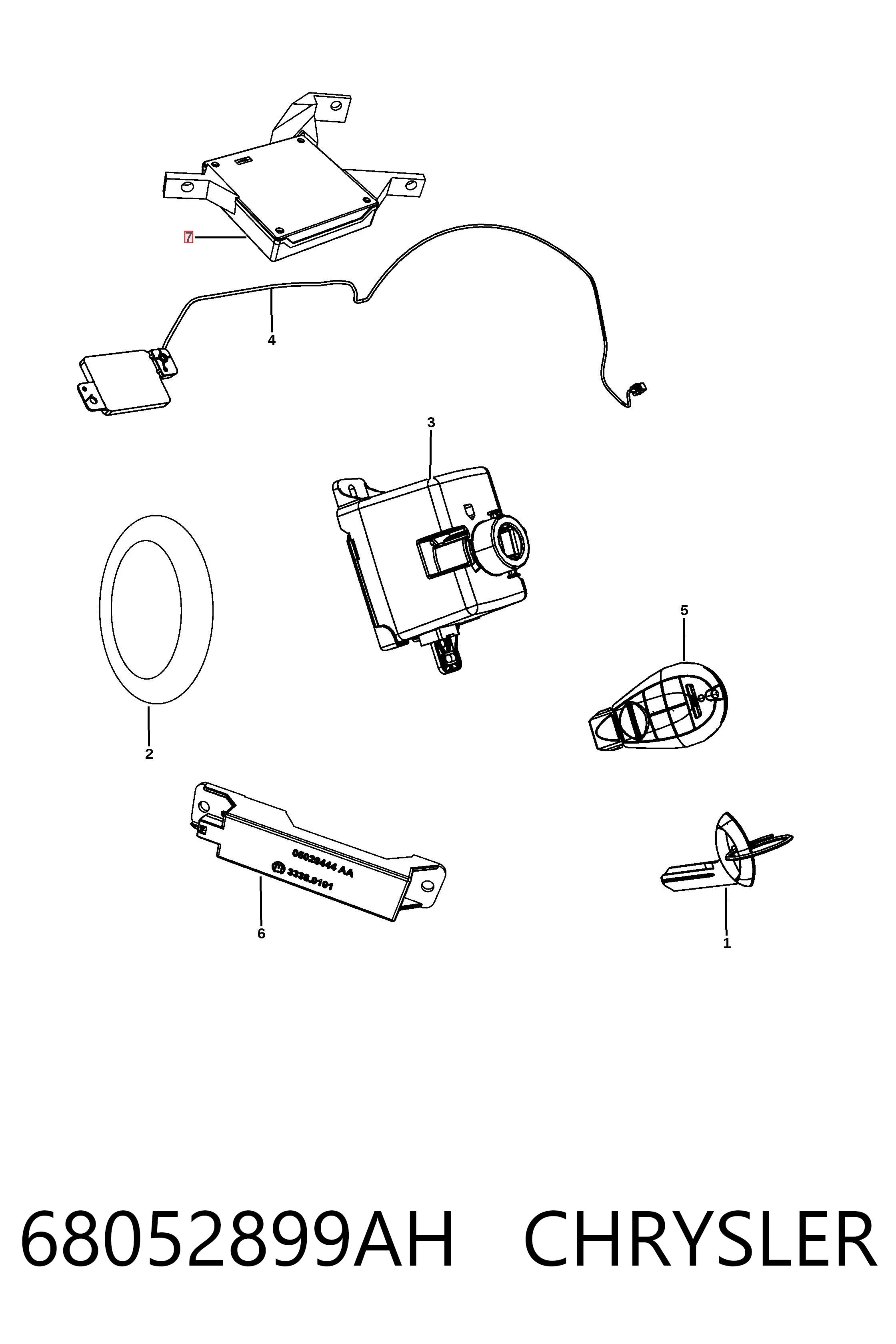 Купить K68052899AF Fiat/Alfa/Lancia 