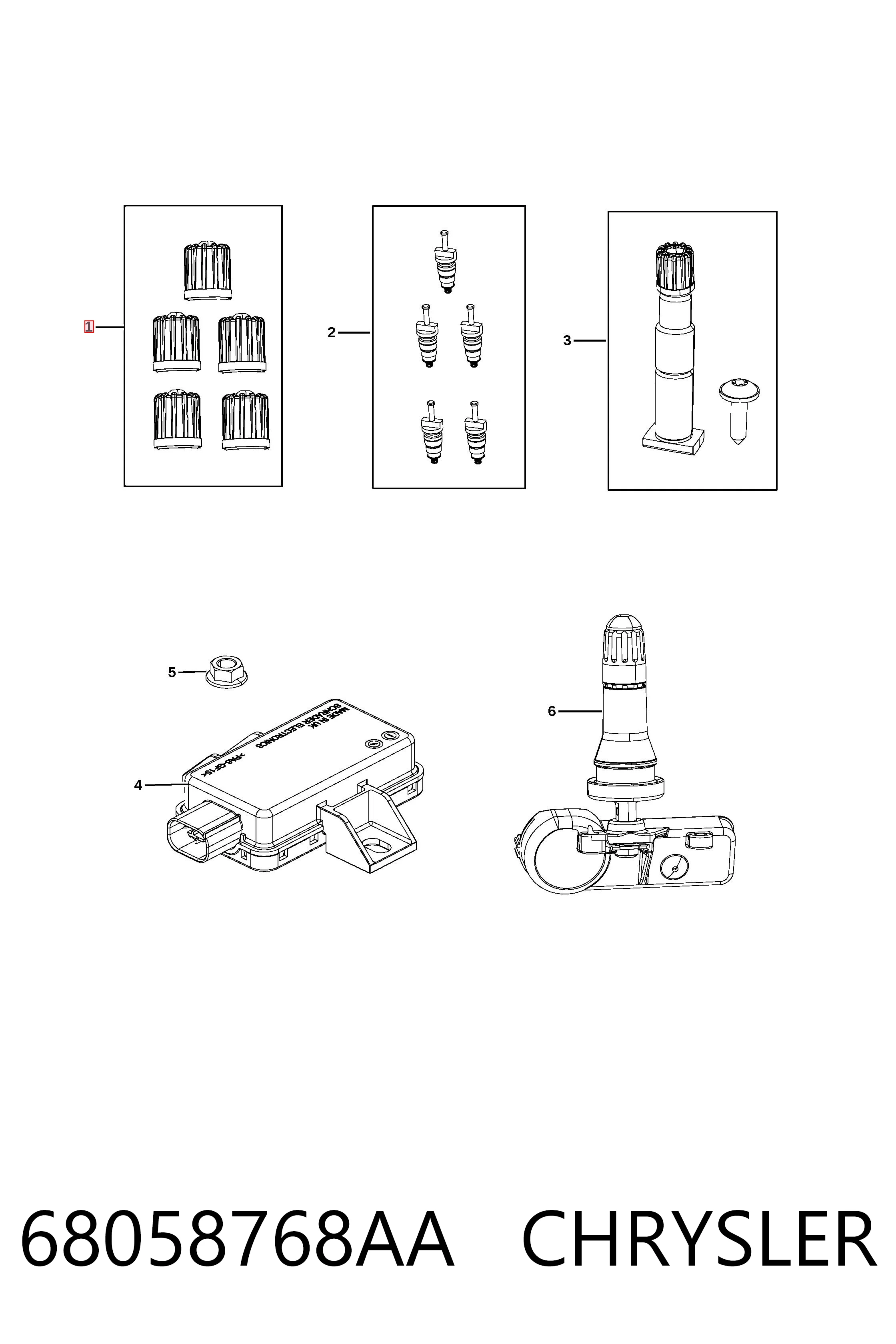 68058768AA Chrysler 