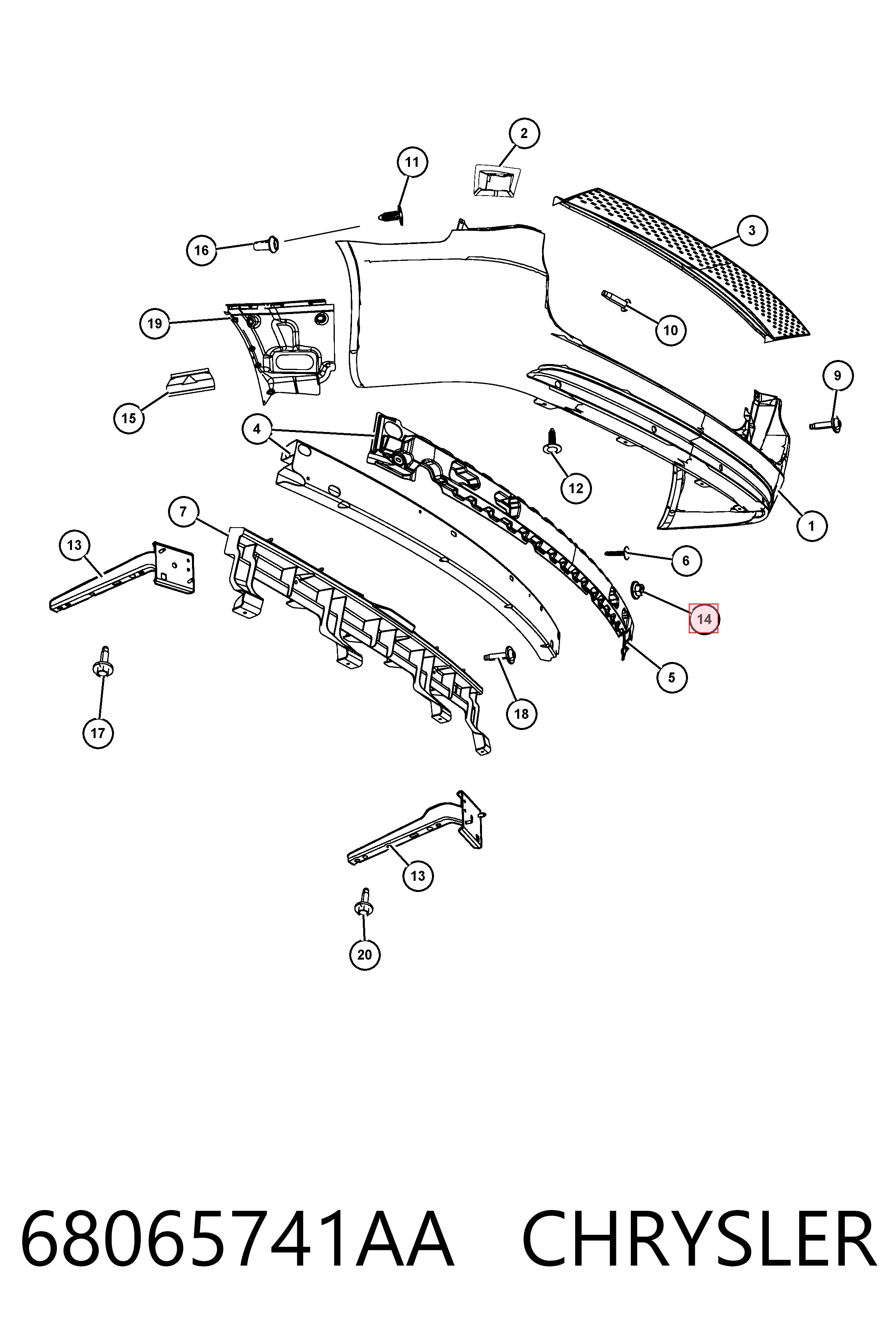 68065741AA Chrysler