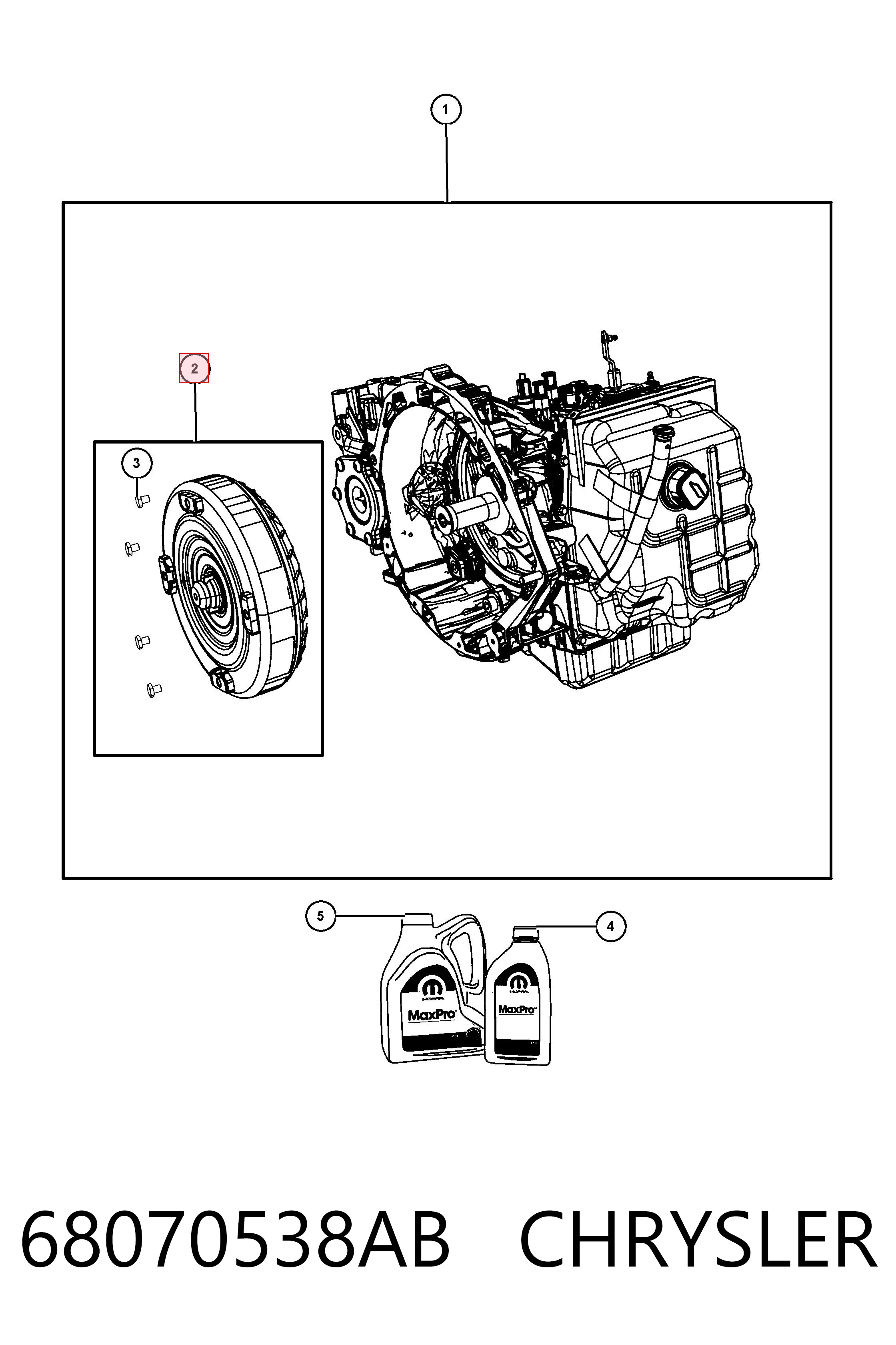  Fiat/Alfa/Lancia K68070538AB цена, от 456.60 USD