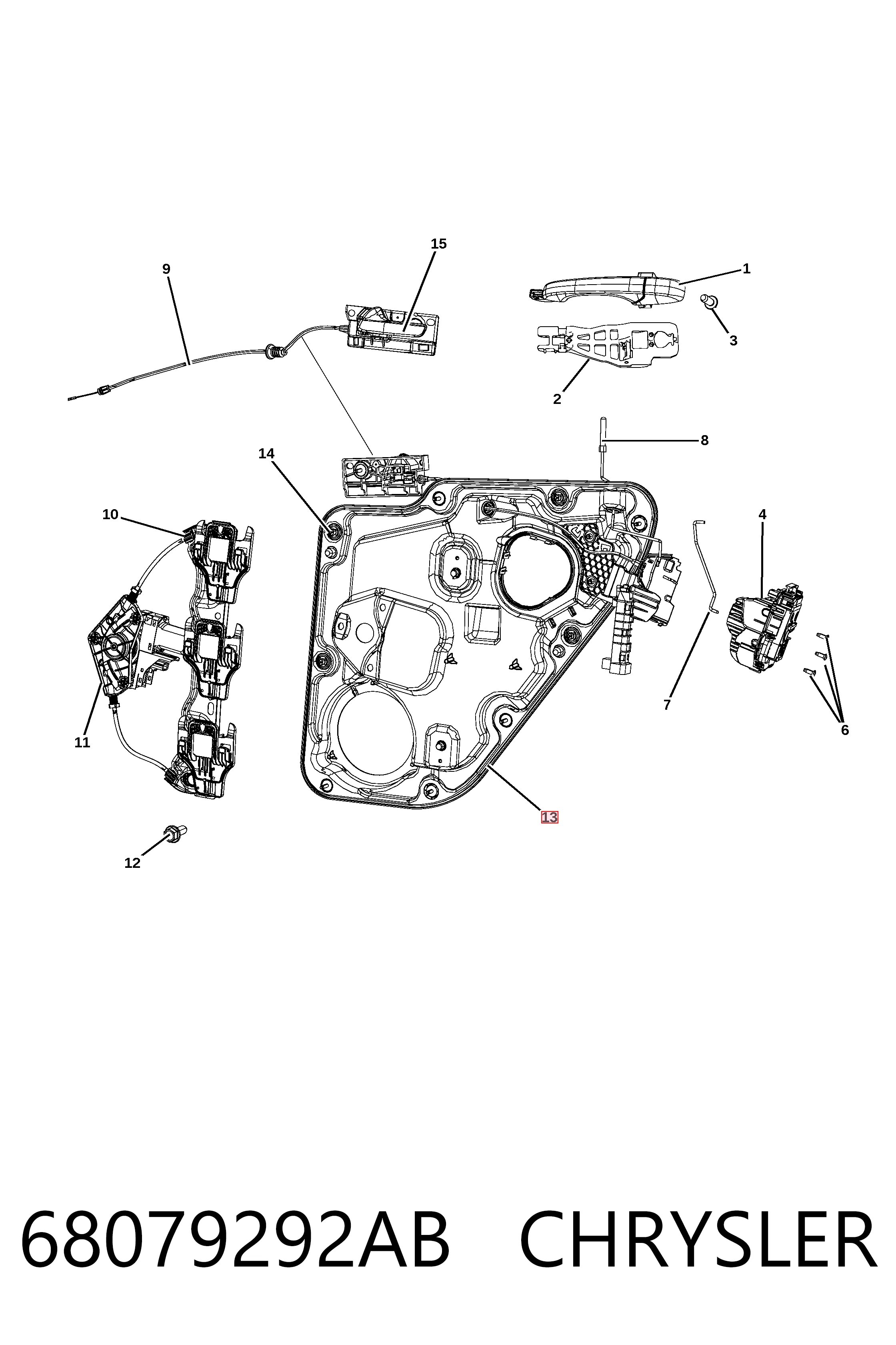 K68079292AA Fiat/Alfa/Lancia 