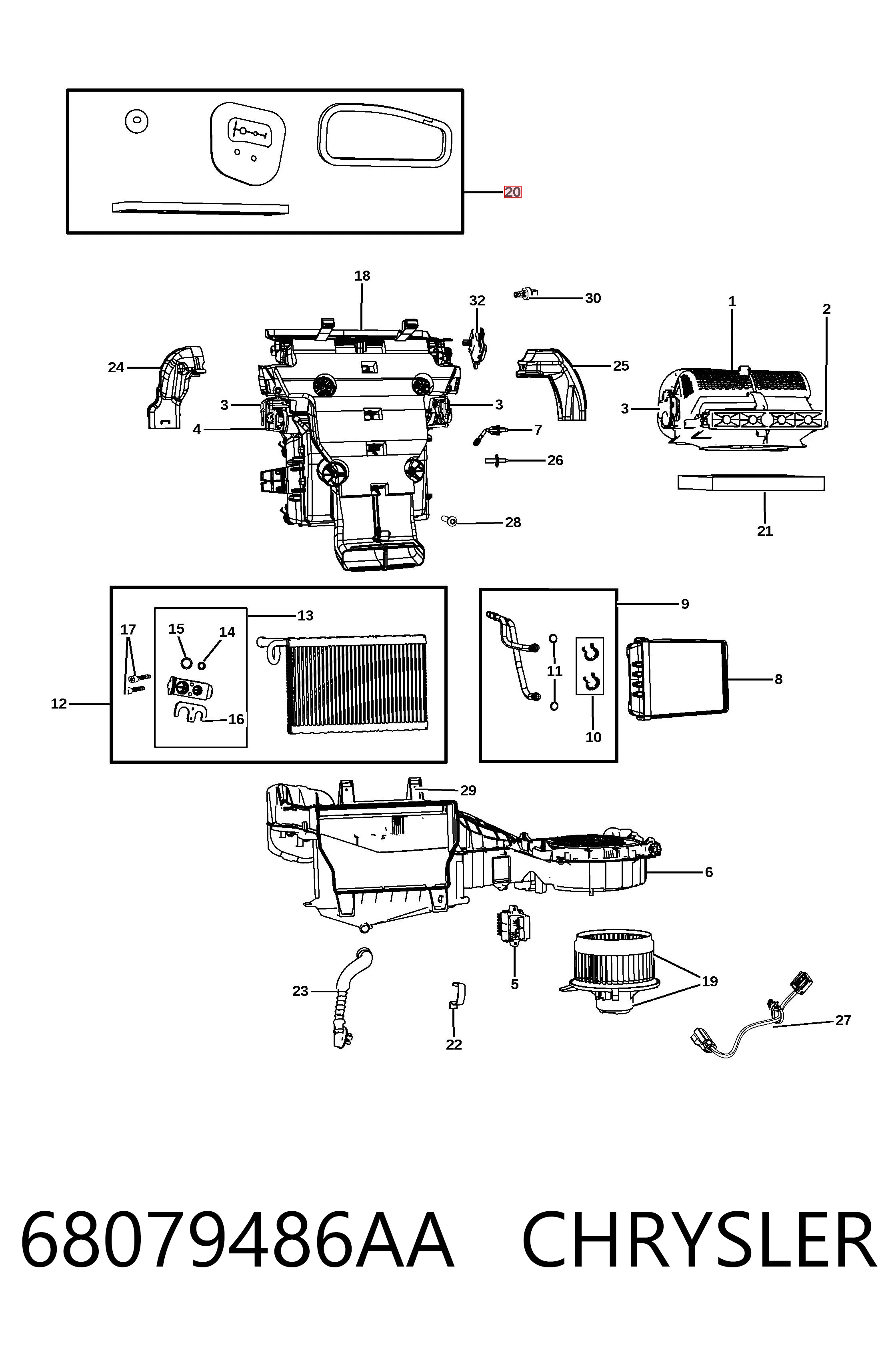 68079486AA Chrysler 