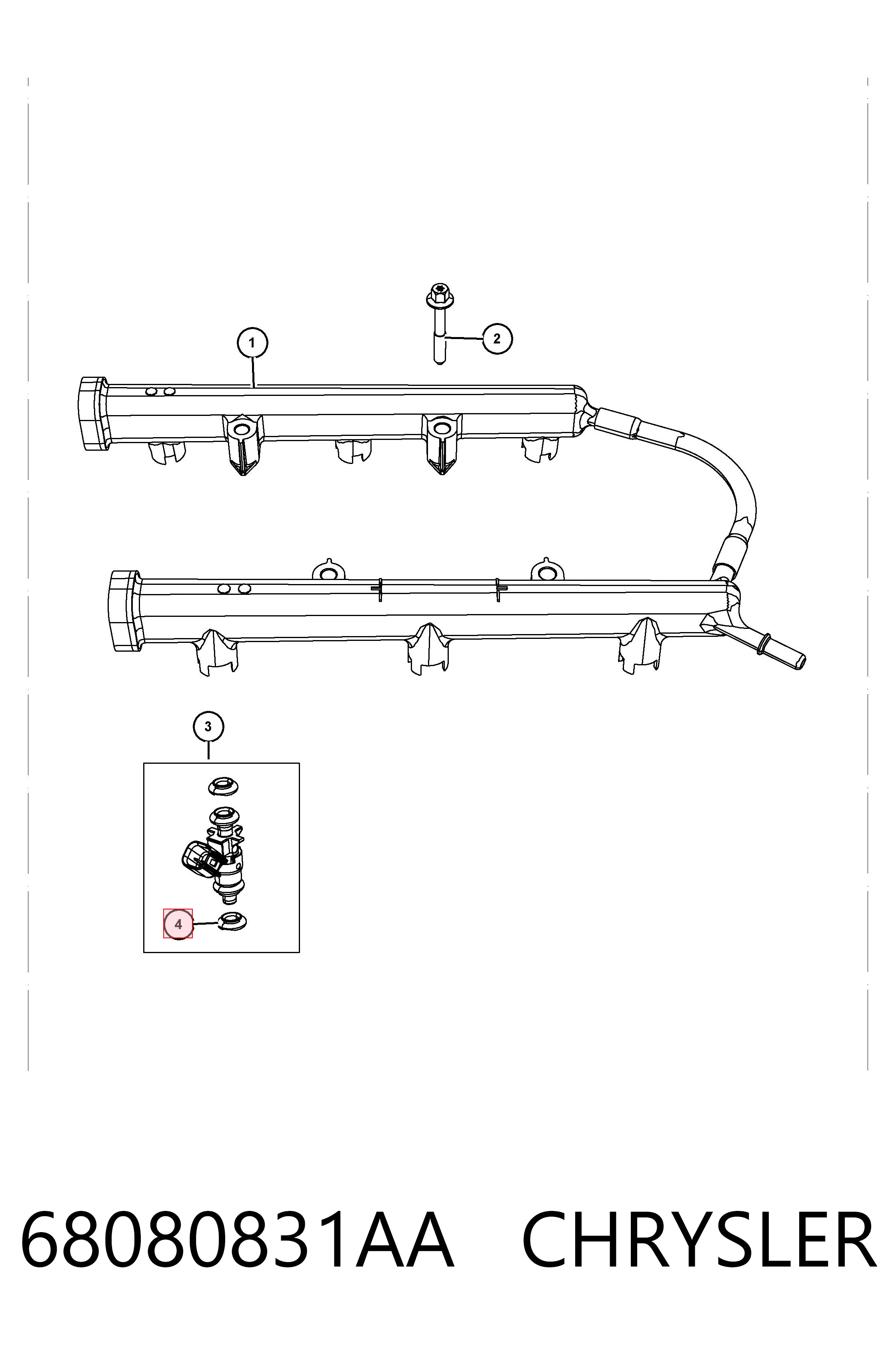 K68080831AA Fiat/Alfa/Lancia Ремкомплект насос-форсунки