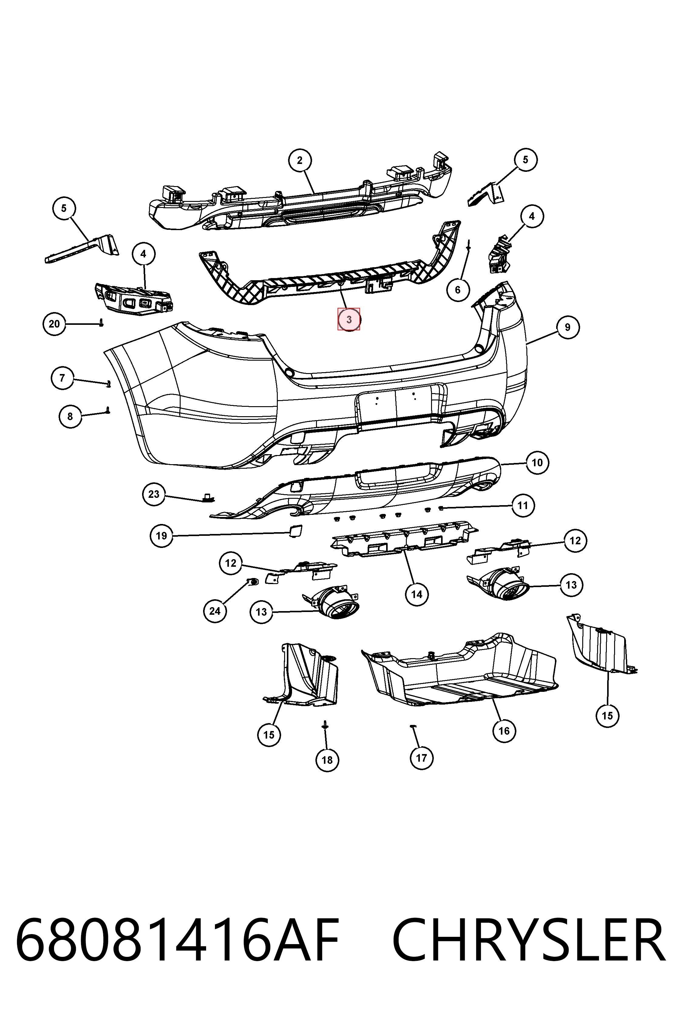 68081416AF Chrysler