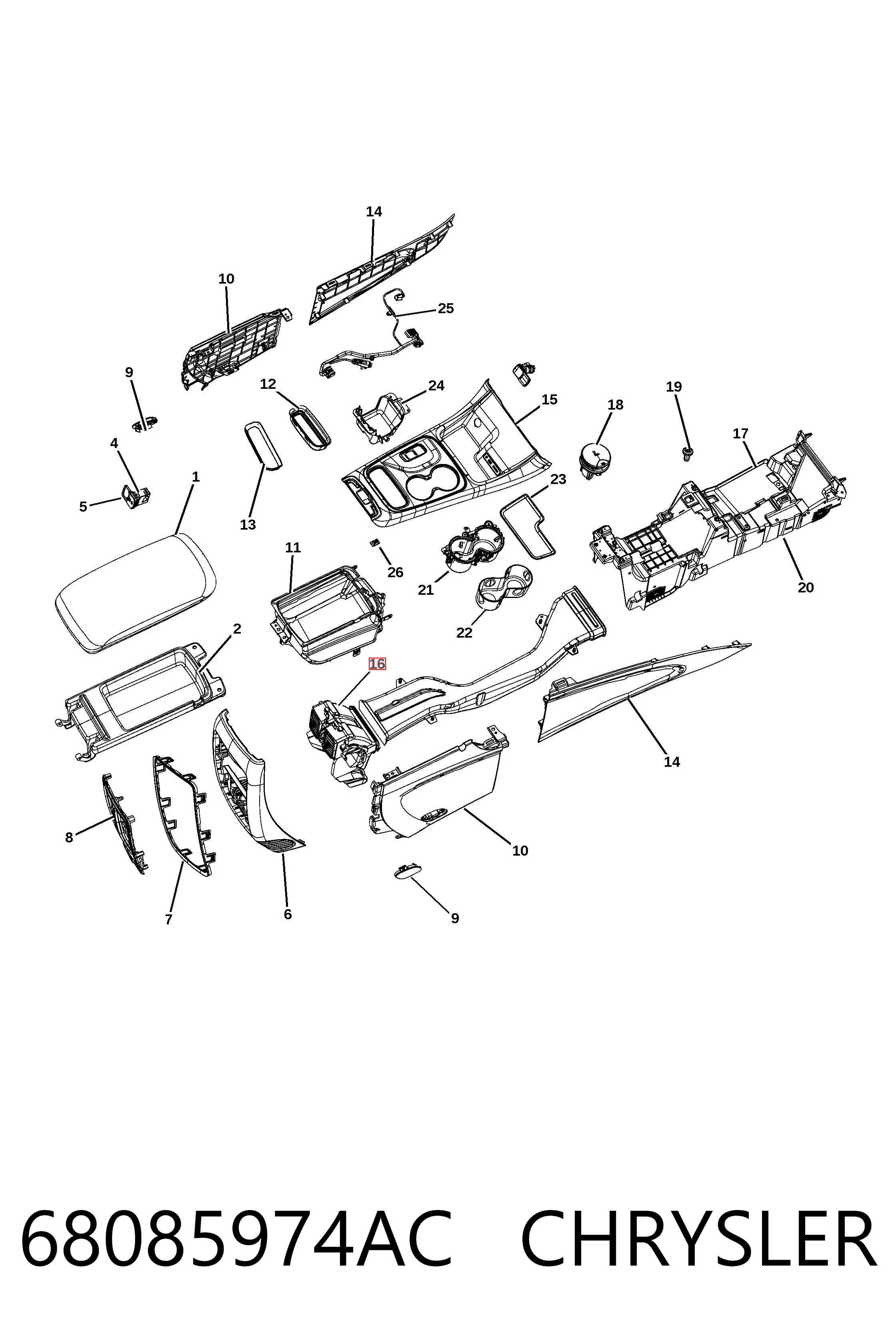 68085974AC Chrysler 
