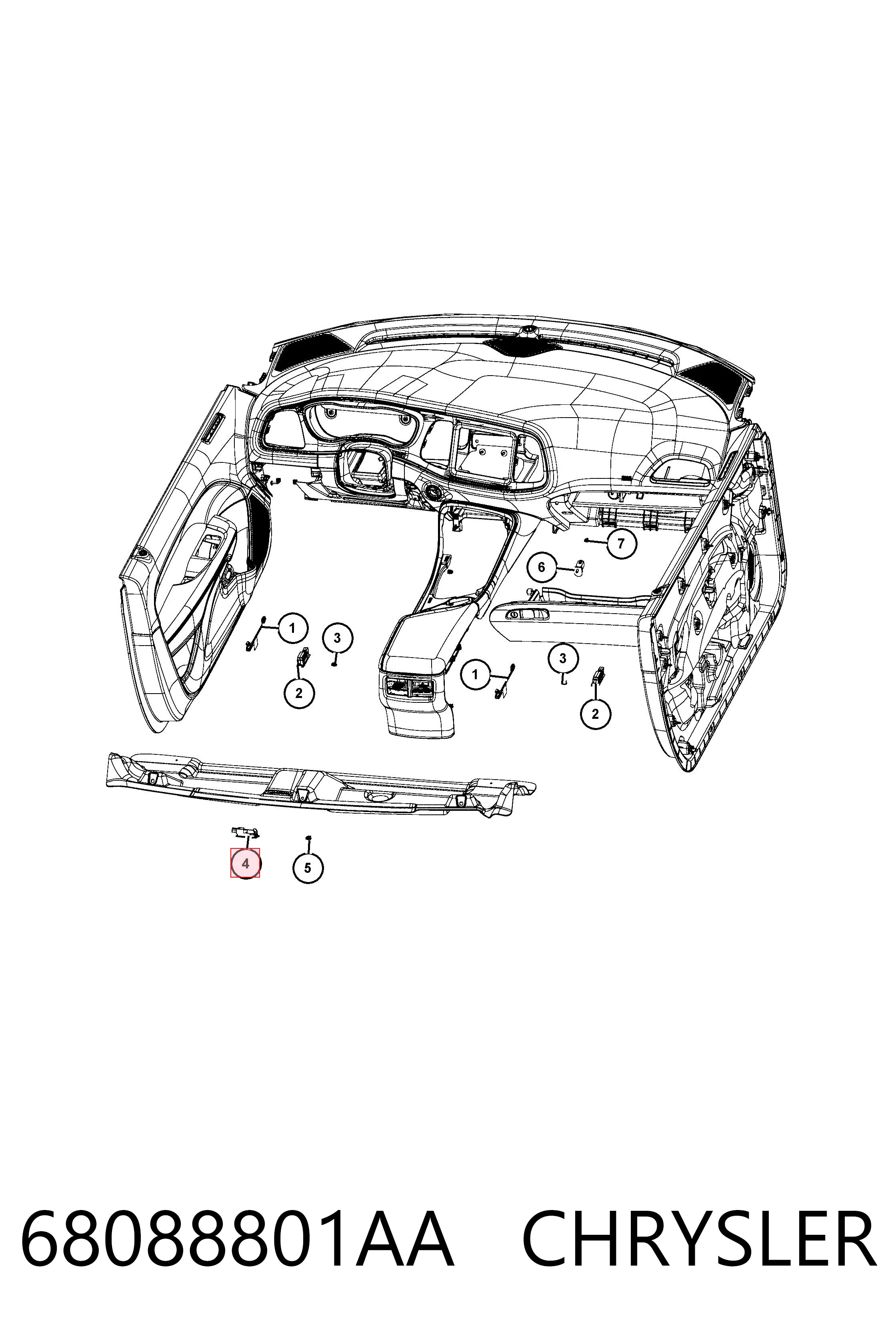Купить K04608528AC Fiat/Alfa/Lancia 