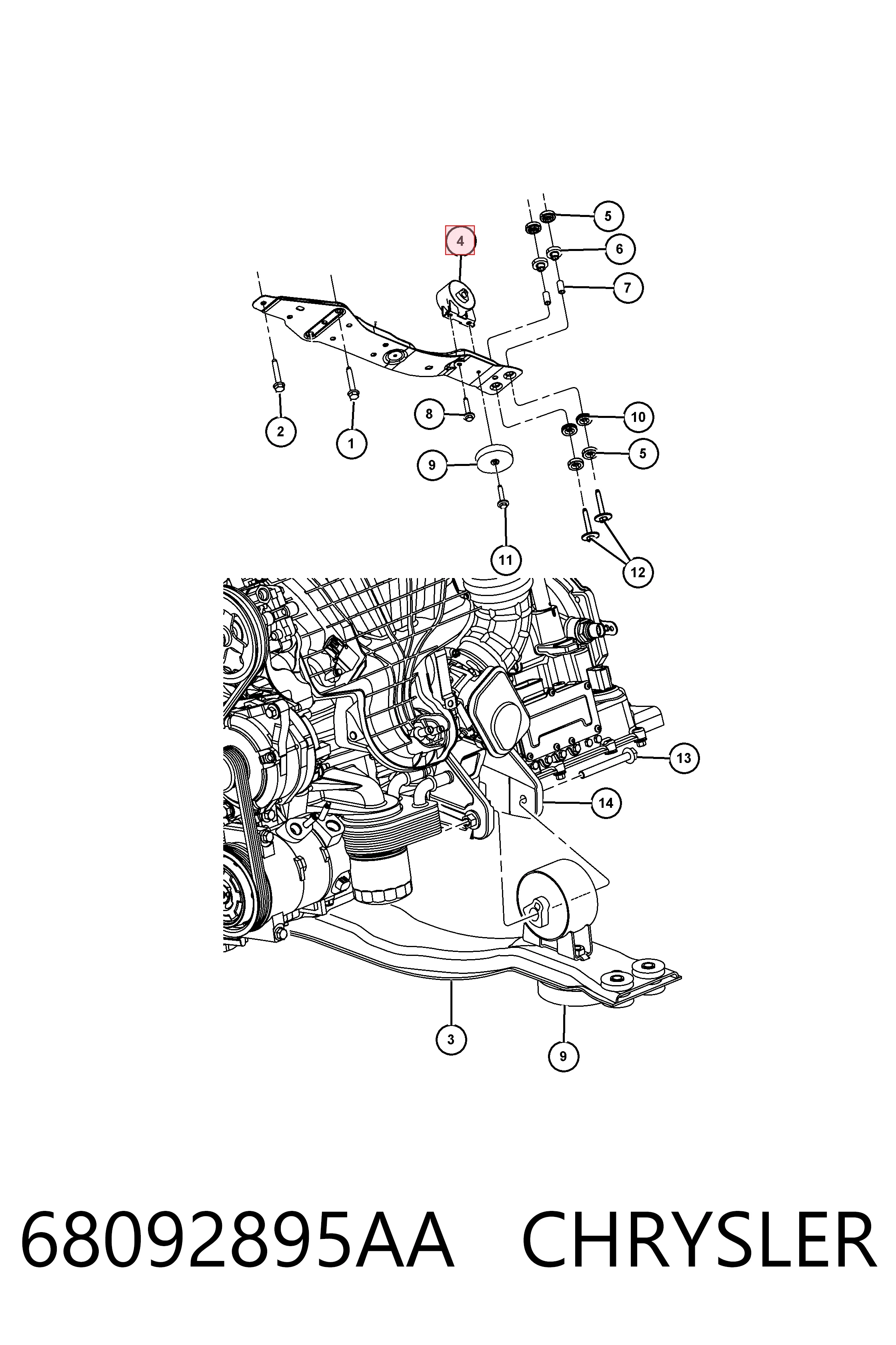 K68092895AB Fiat/Alfa/Lancia 