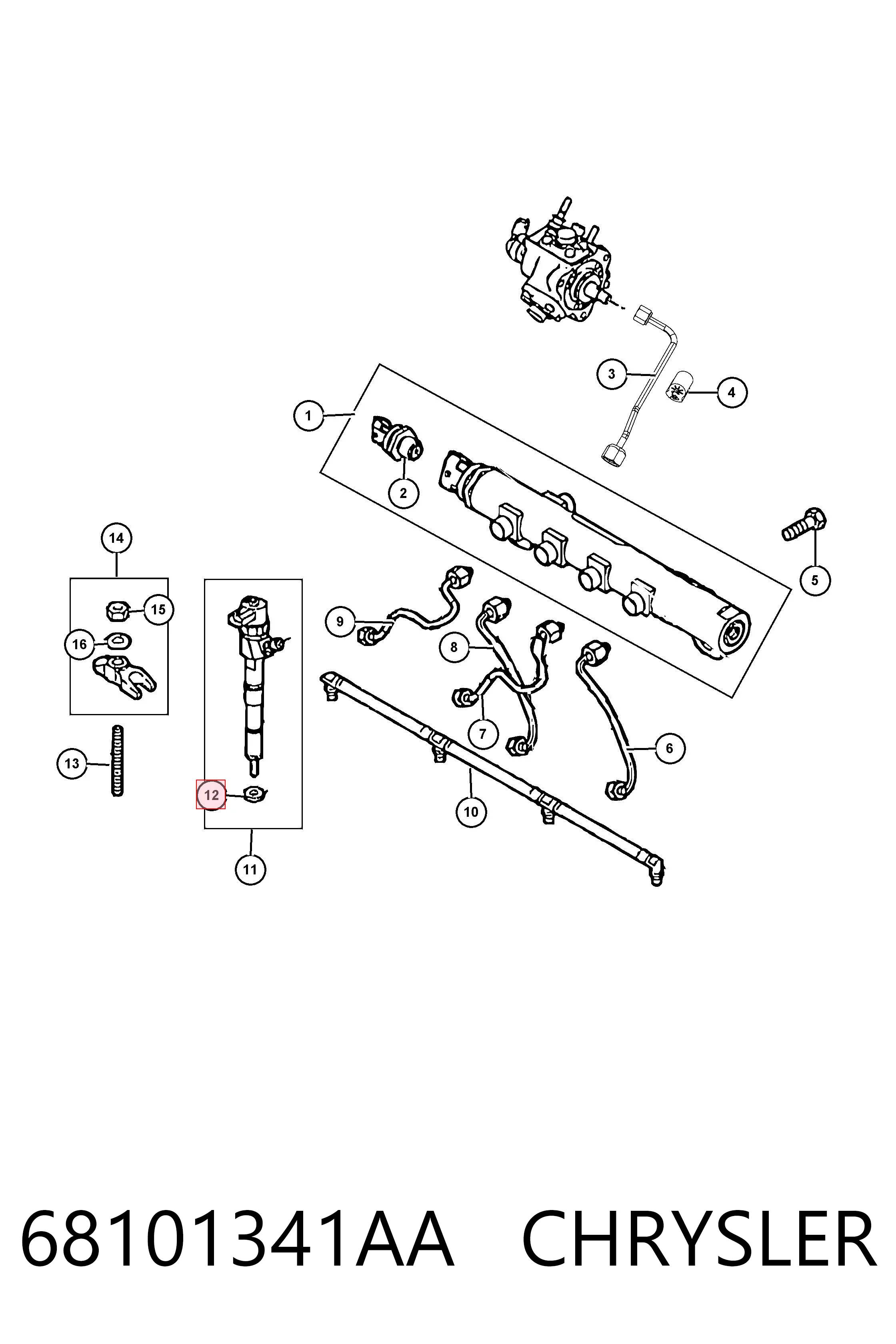 Купить 9677759480 Fiat/Alfa/Lancia Прокладка свечного колодца