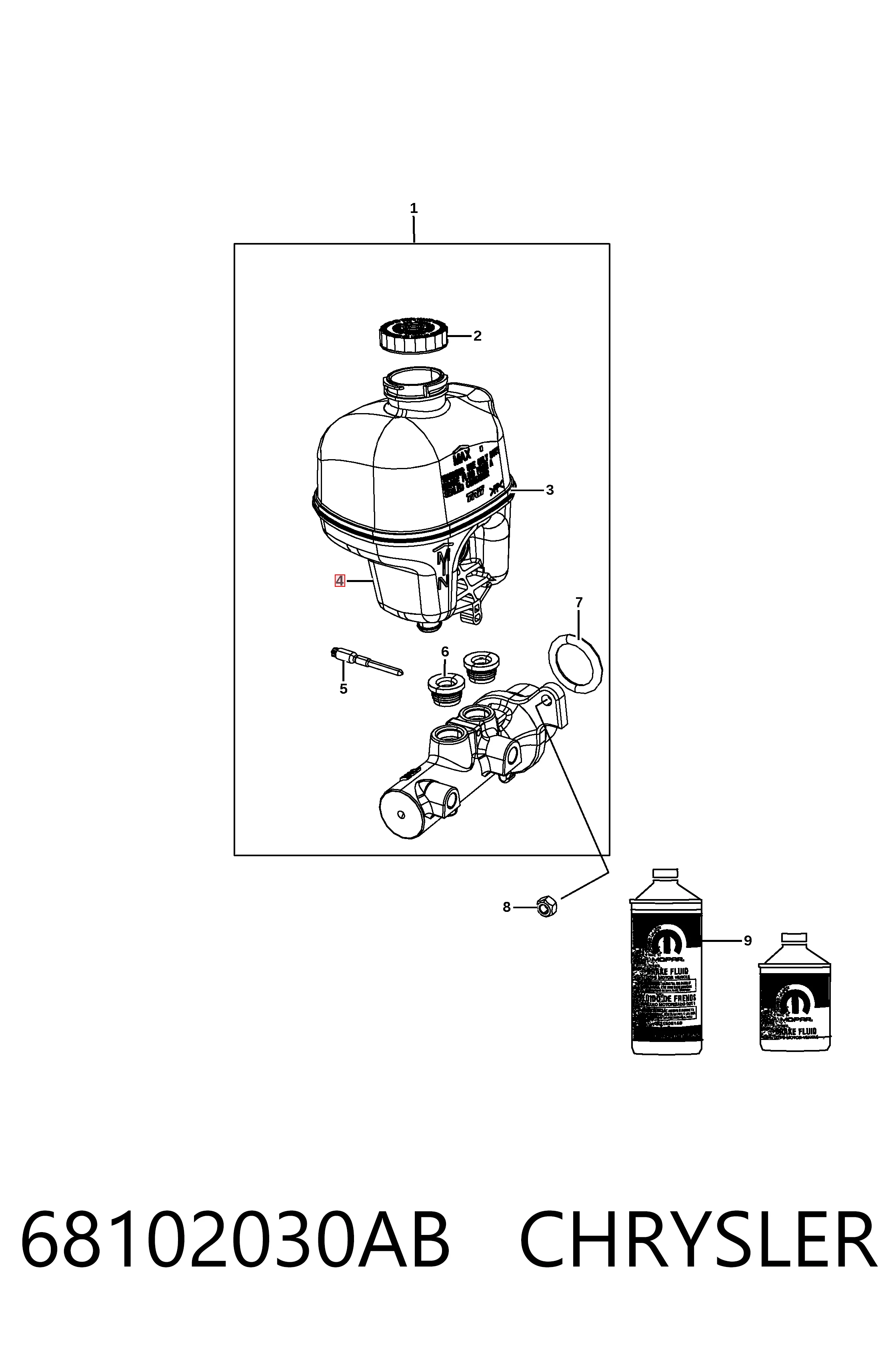K68102030AA Fiat/Alfa/Lancia 