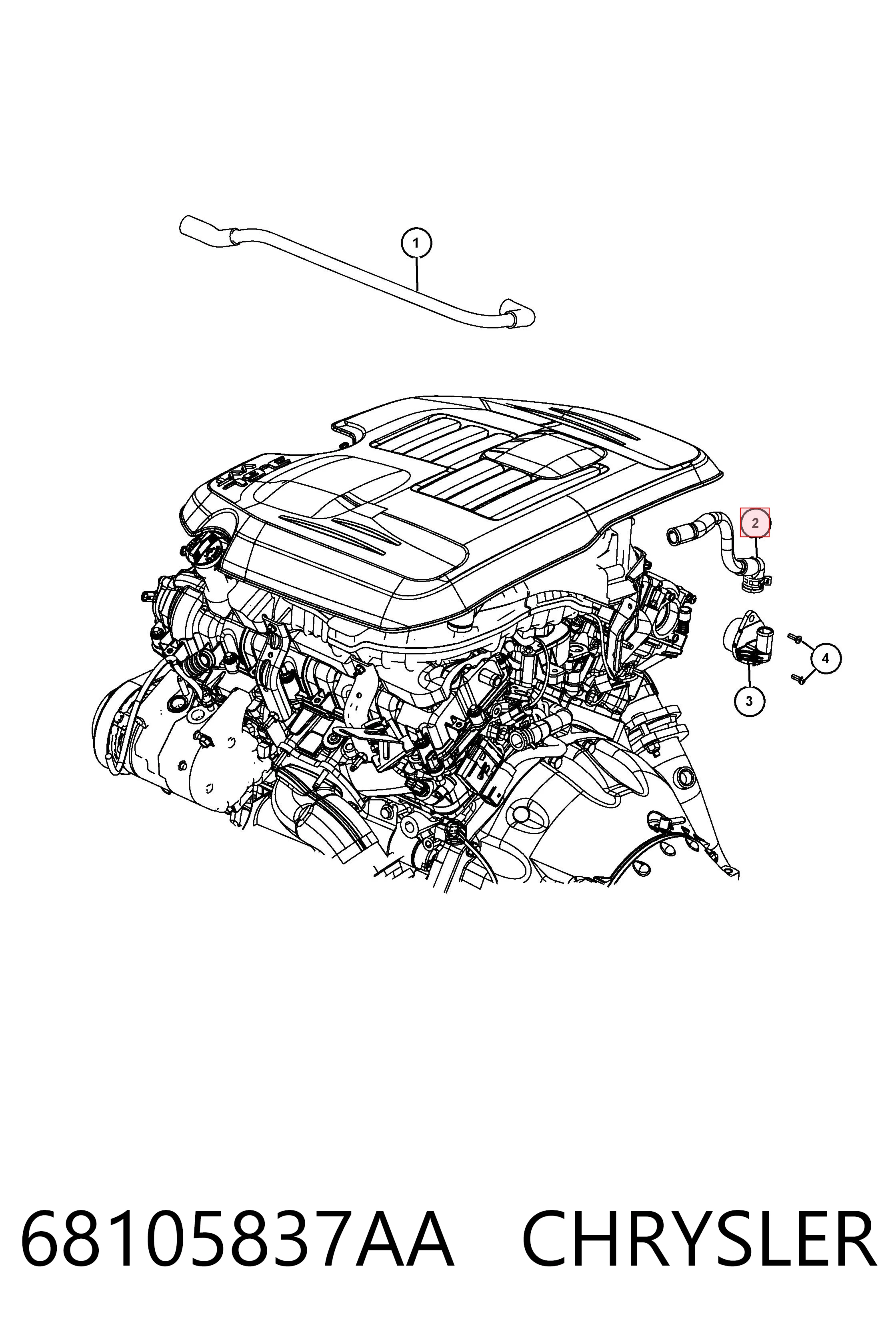 68105837AA Chrysler 