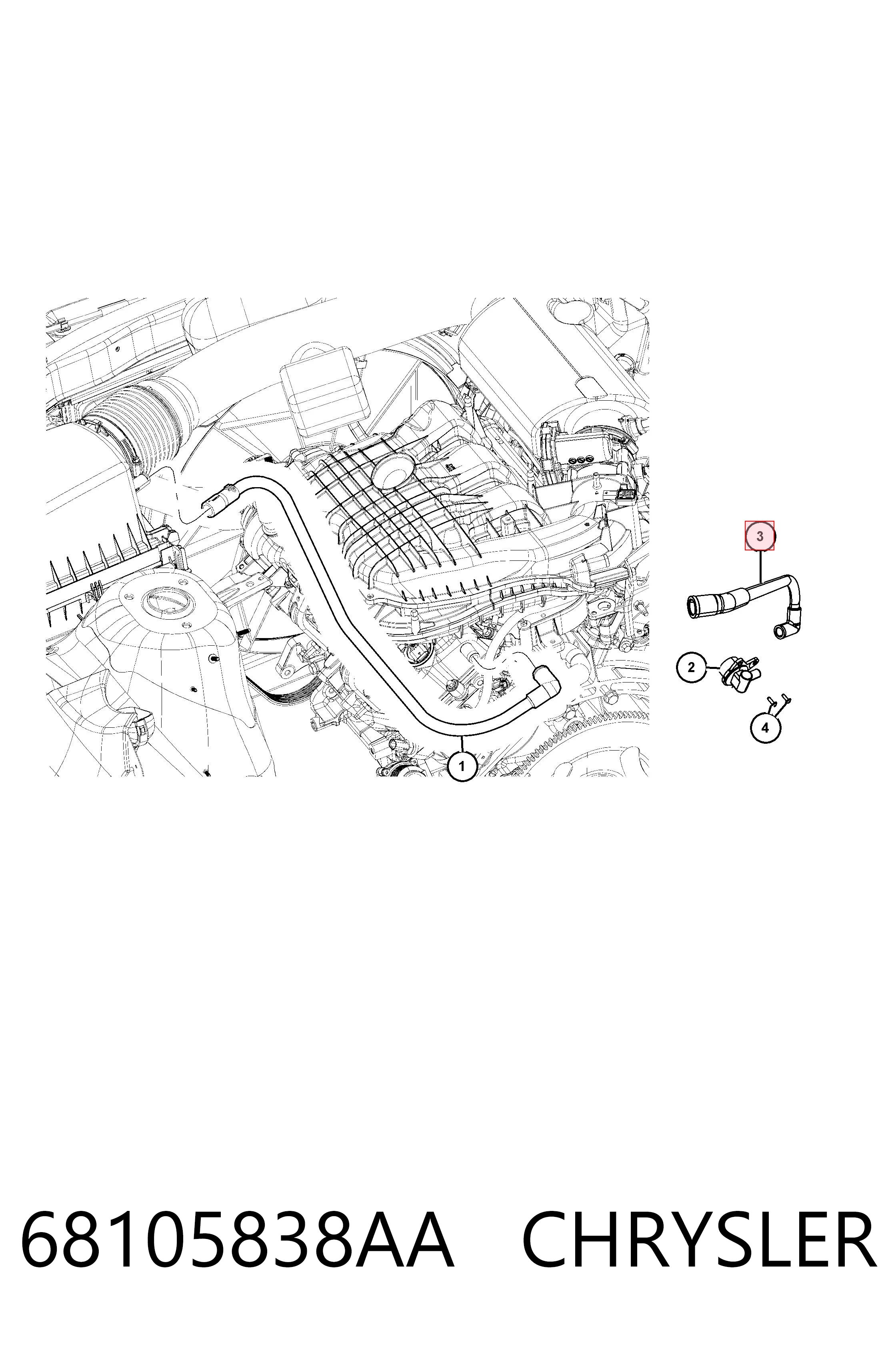  Fiat/Alfa/Lancia K68105838AB цена, от 31.19 USD