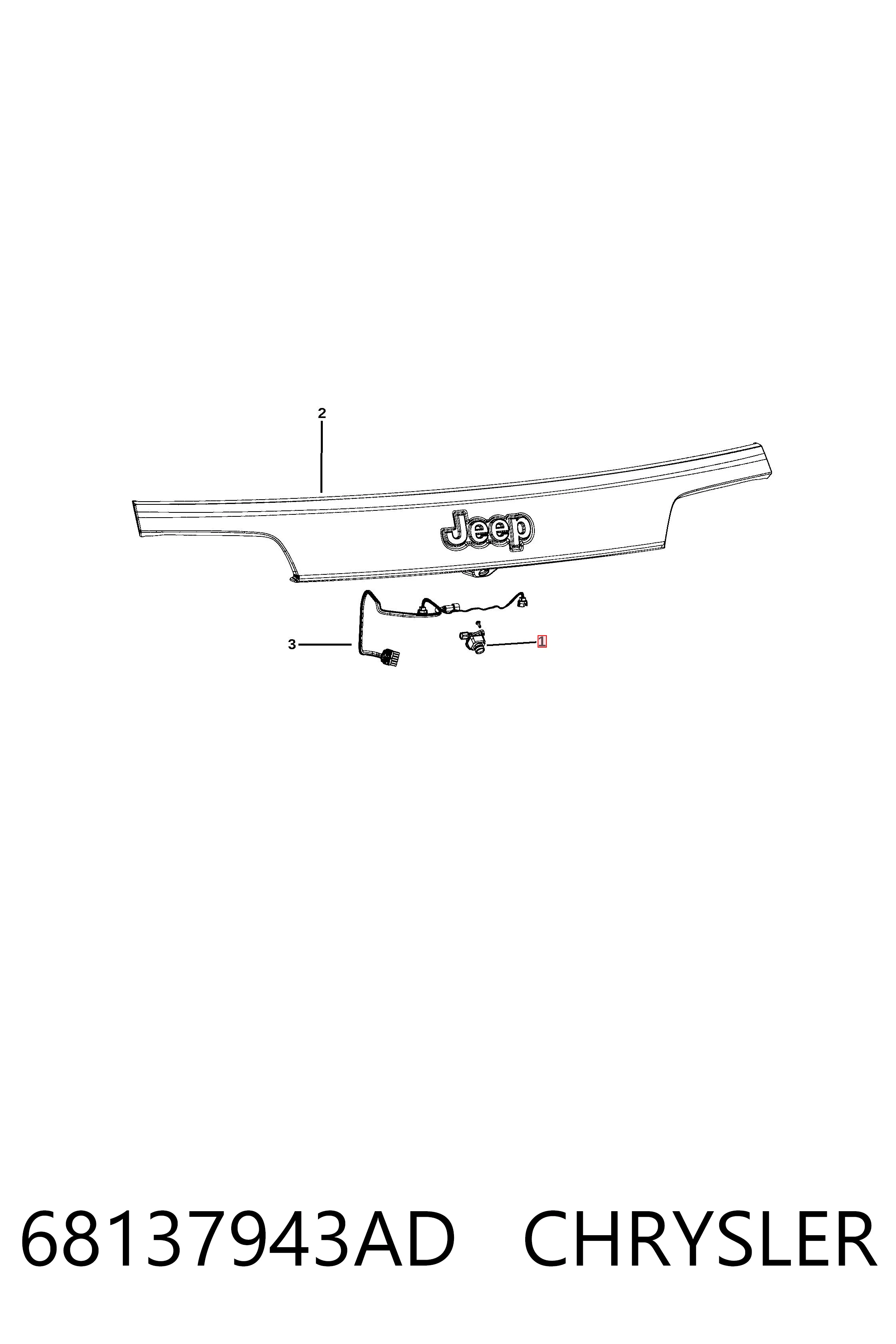  Chrysler 68137943AD цена, от 77.03 USD