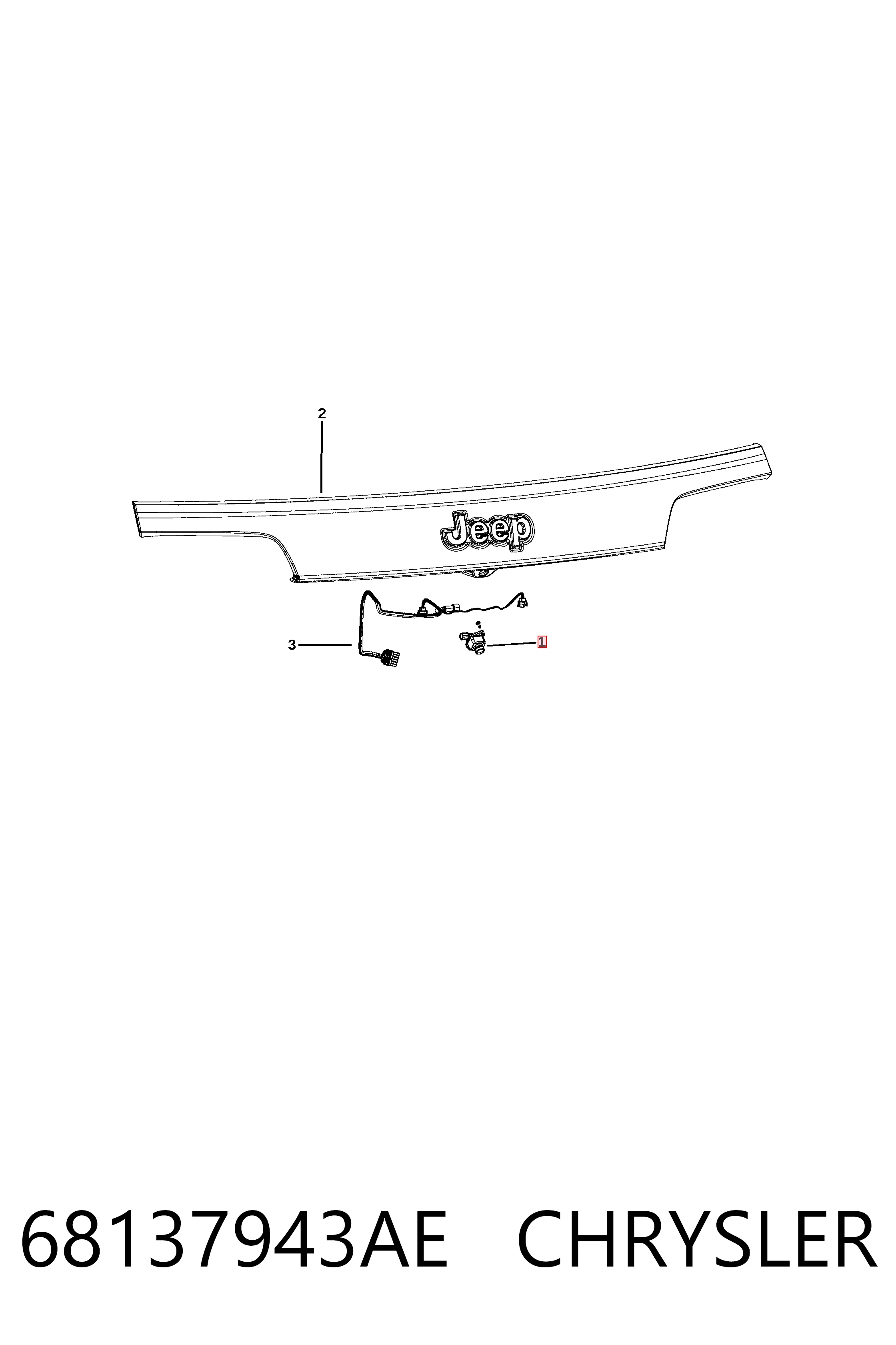  Chrysler 68137943AE цена, от 73.14 USD