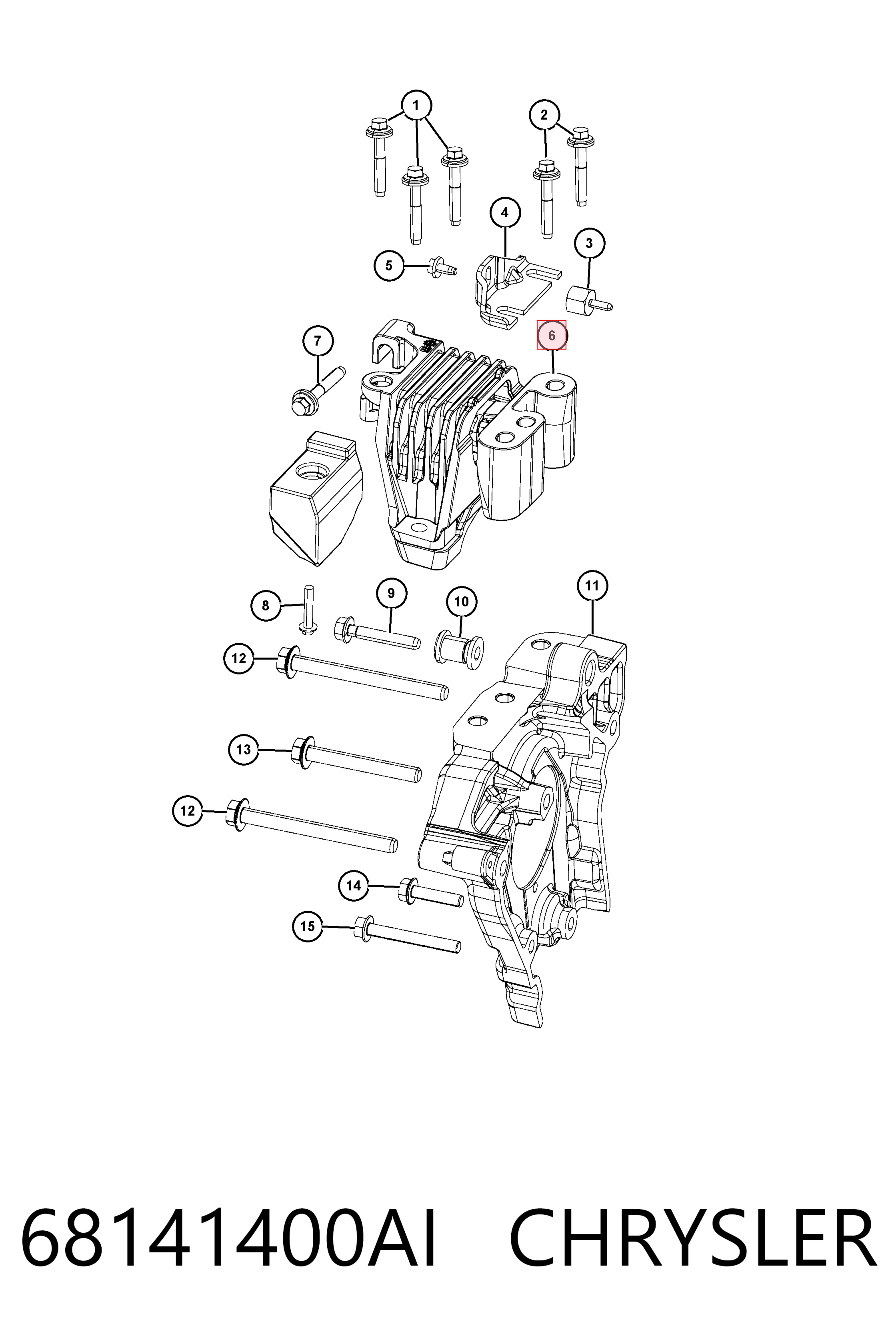 K68141400AG Fiat/Alfa/Lancia 
