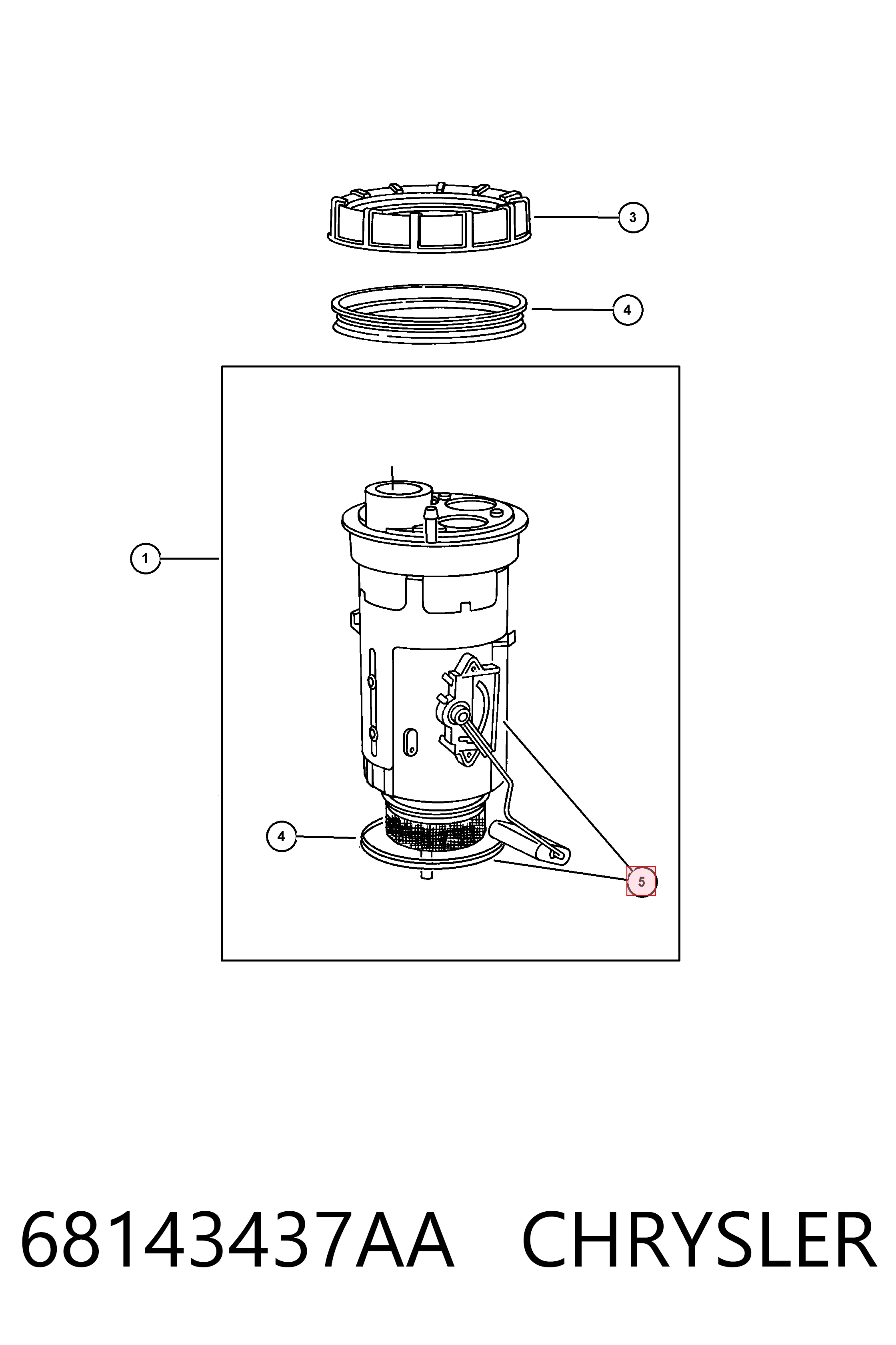 Купить K68143437AA Fiat/Alfa/Lancia 