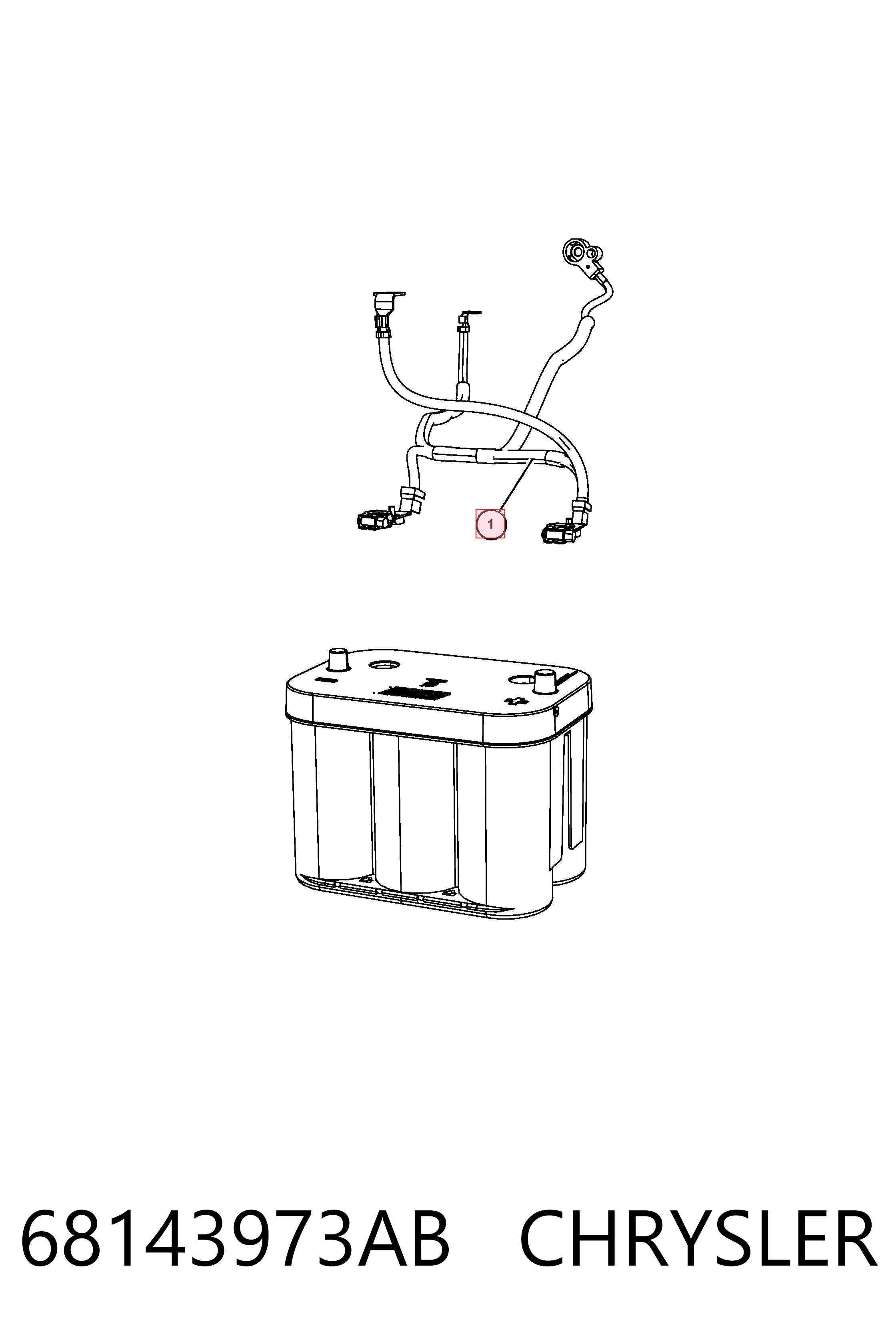 Купить K68224975AB Fiat/Alfa/Lancia 