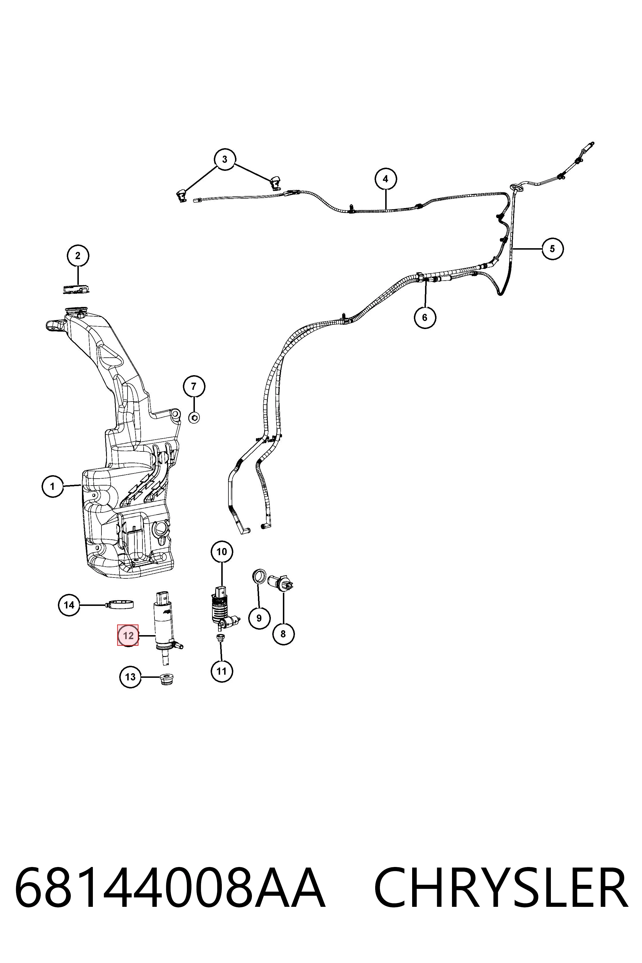 K68080157AA Fiat/Alfa/Lancia 