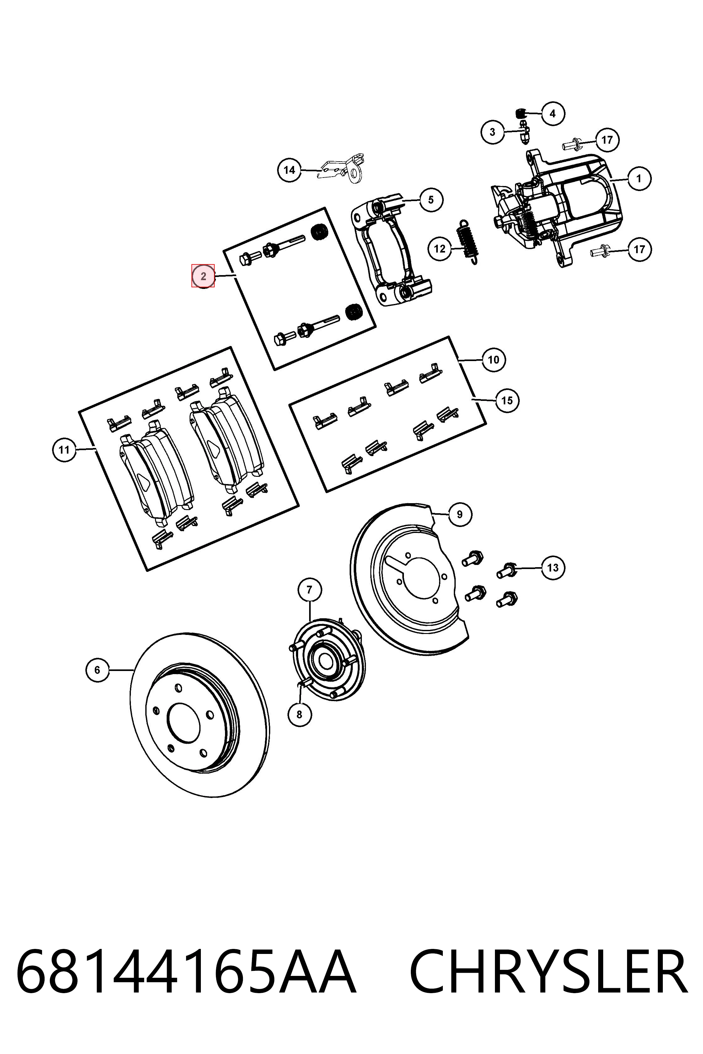 Raybestos RAY68144165AA цена, от 8.11 USD