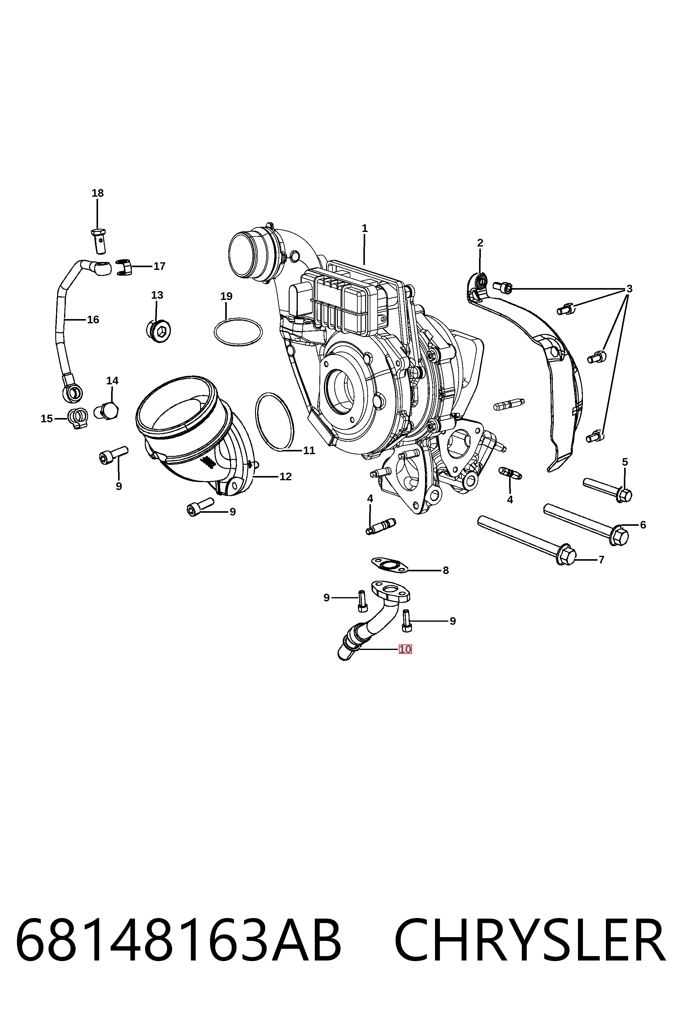 Fiat/Alfa/Lancia K68148163AB цена, от 25.34 USD