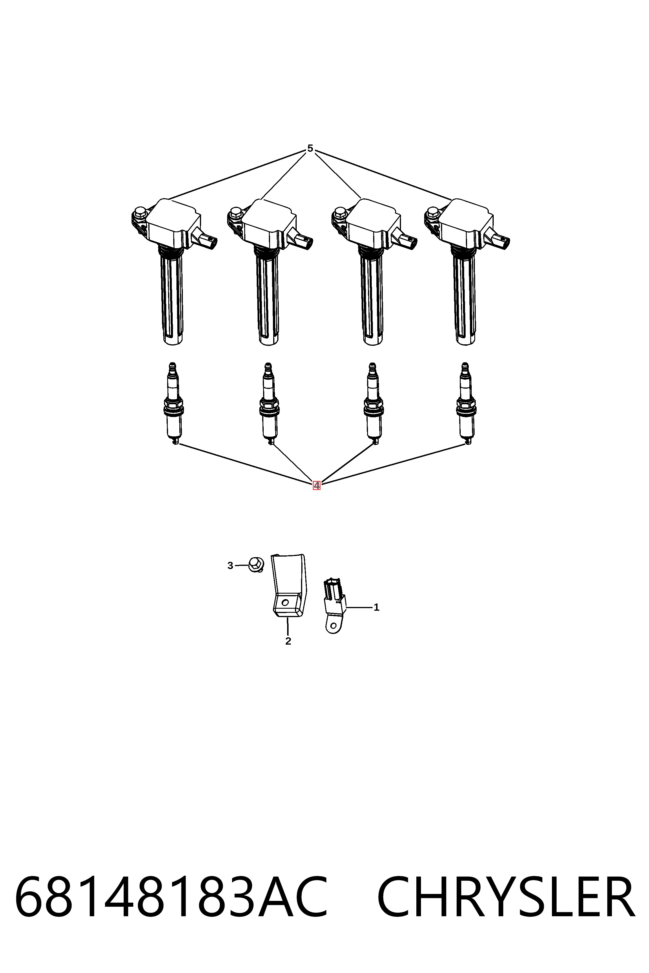 Купить KSP148183AC Fiat/Alfa/Lancia Свечи автомобильные