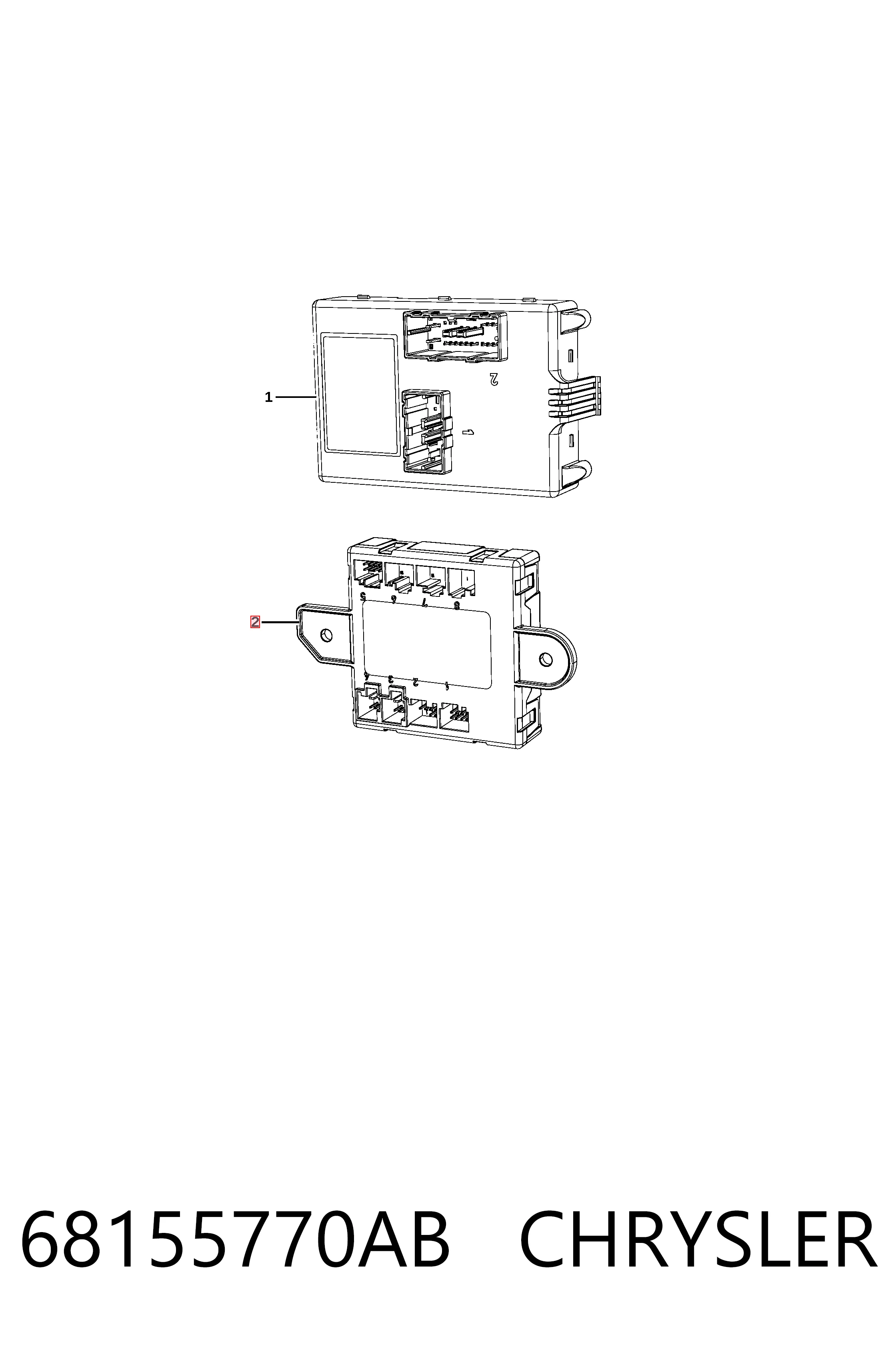 Блок комфорта передней двери K68225100AC Fiat/Alfa/Lancia