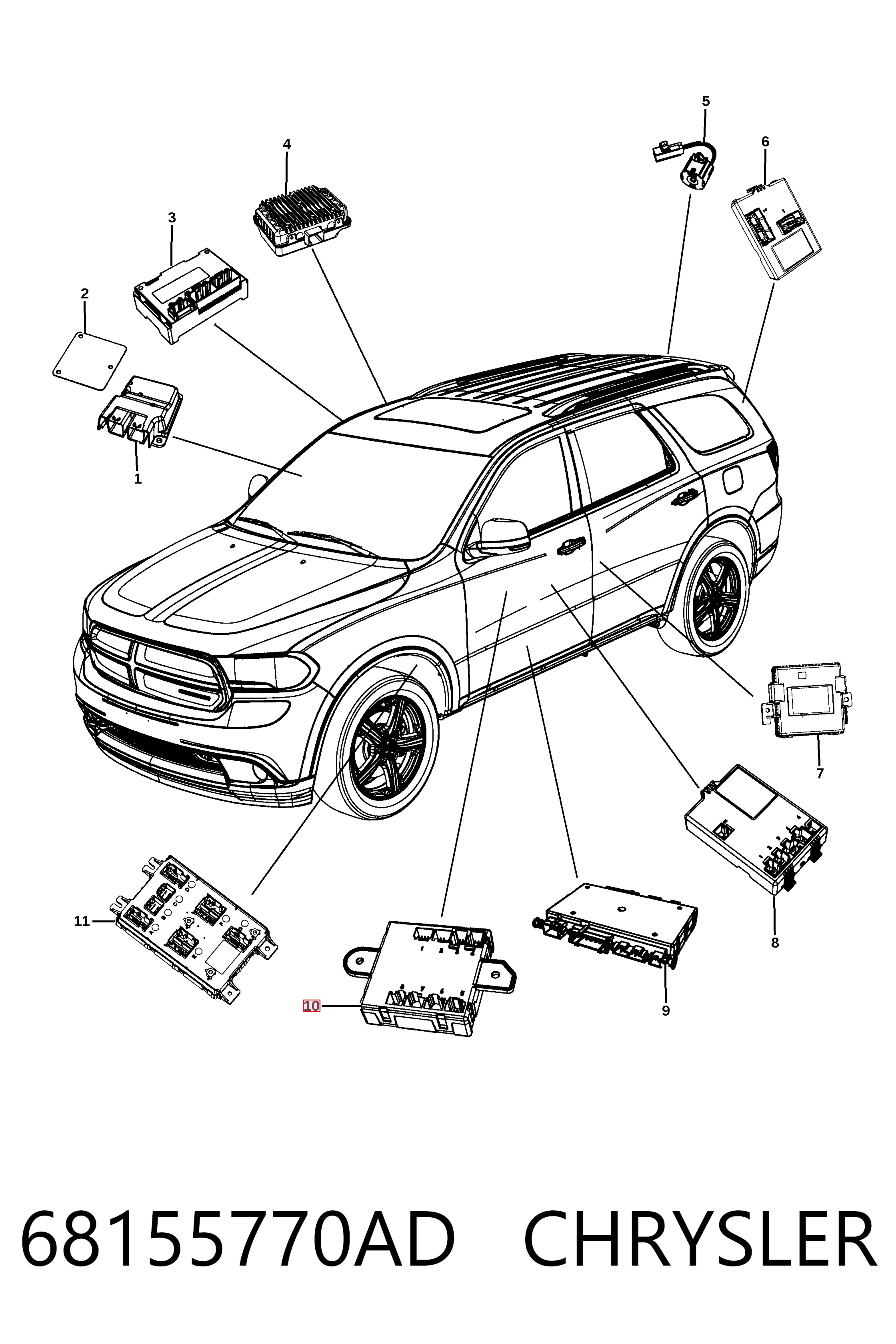 K68225100AC Fiat/Alfa/Lancia Блок комфорта передней двери