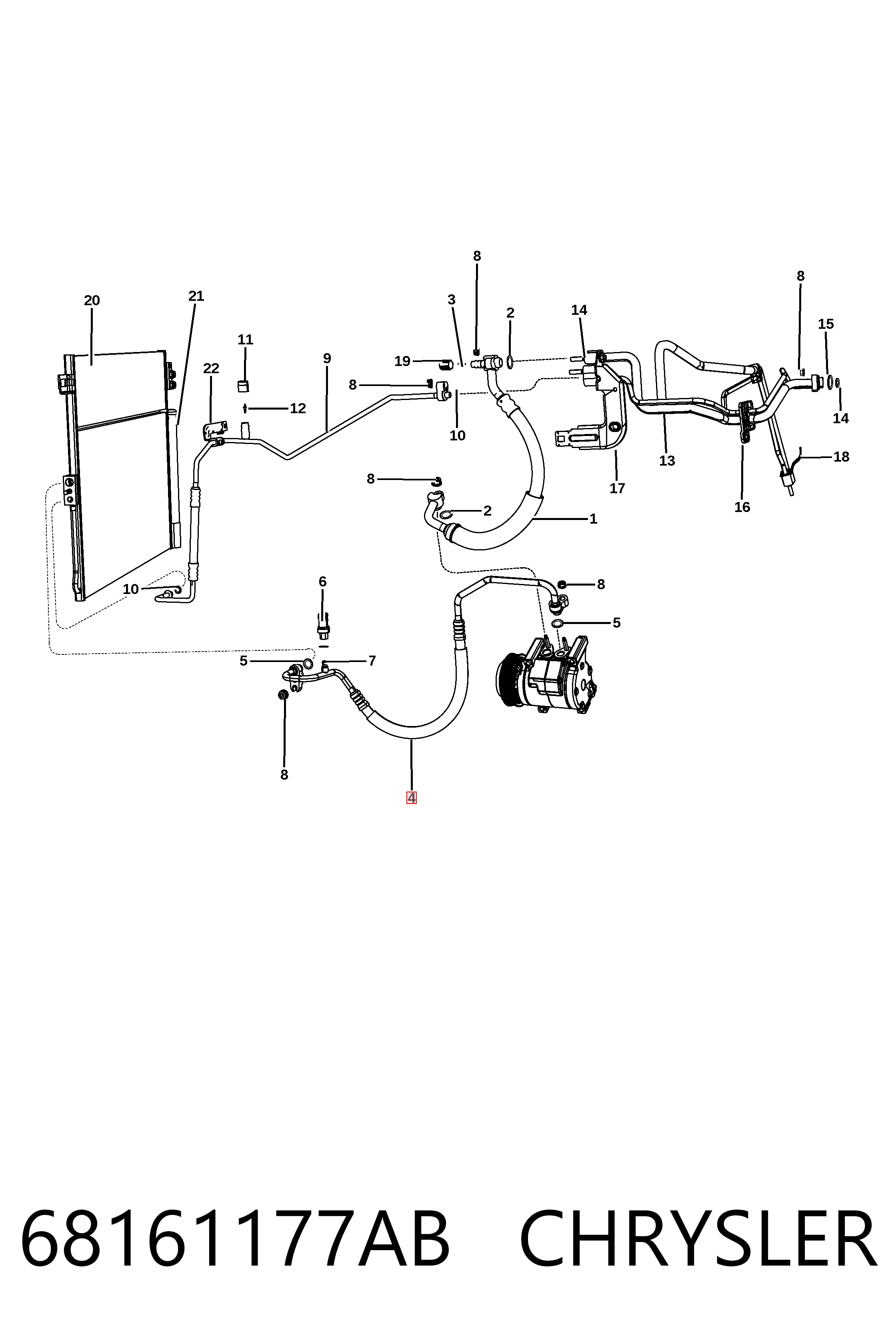 Купить K68161177AB Fiat/Alfa/Lancia 