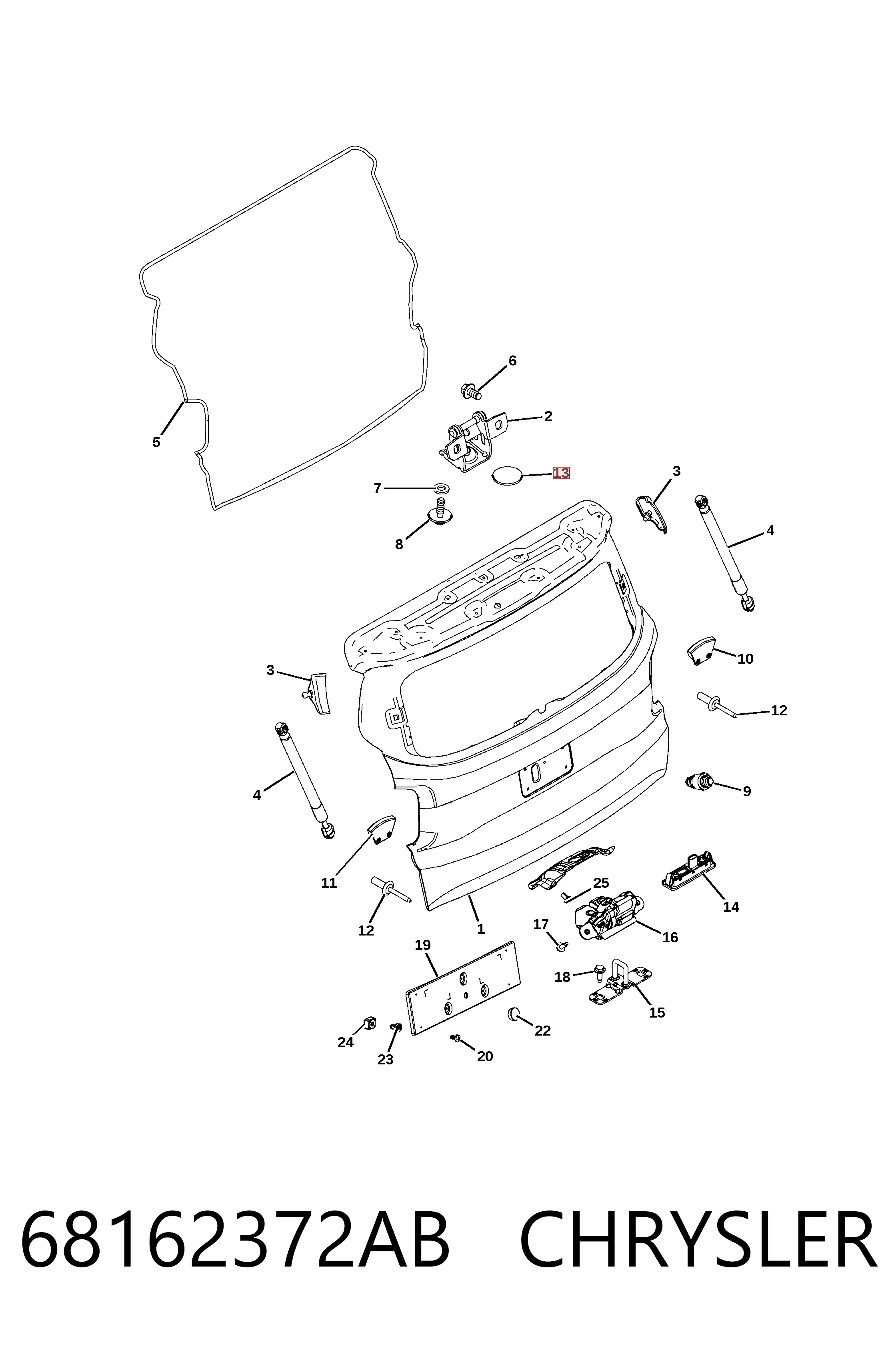 68162372AB Chrysler
