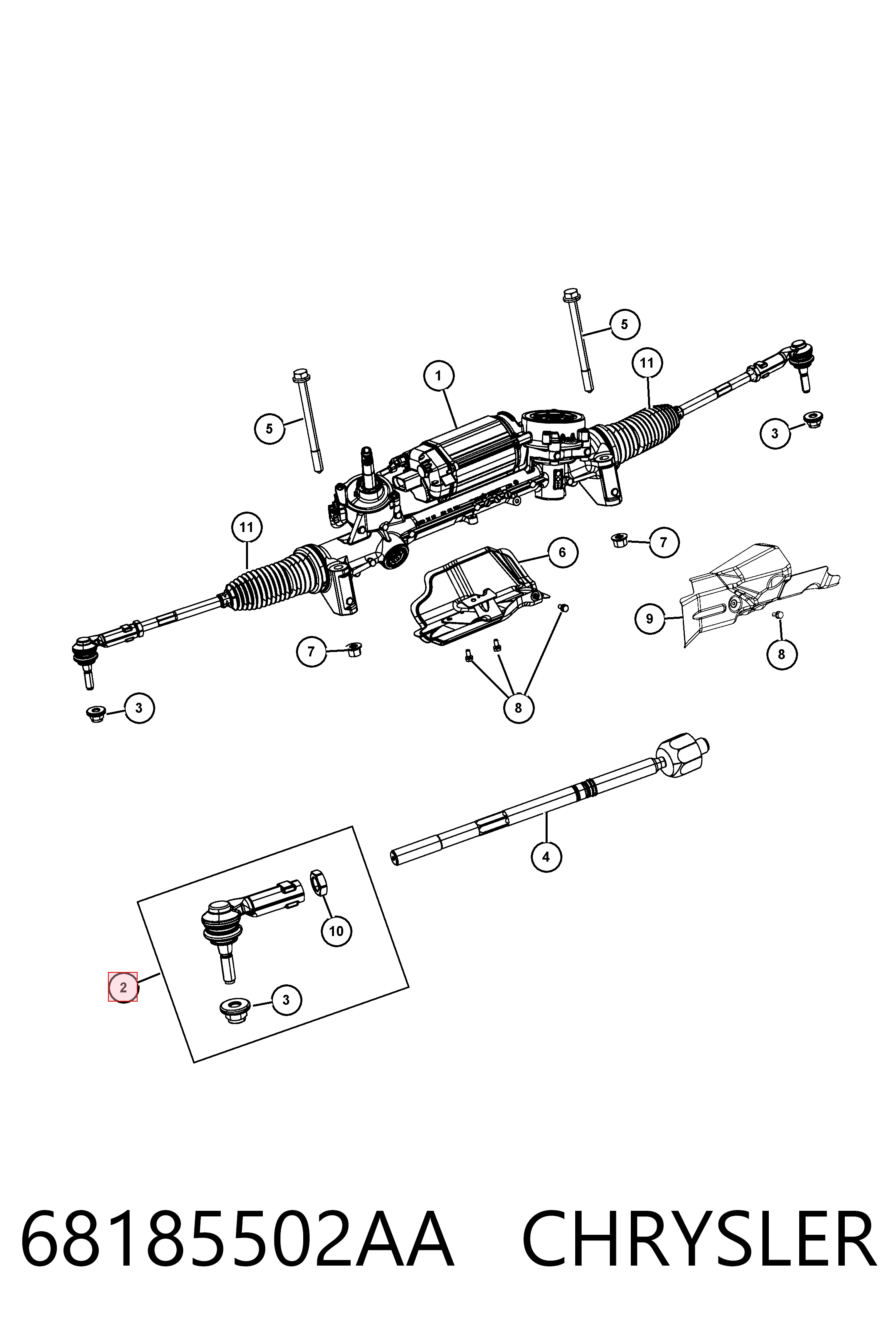 Рулевой наконечник Magneti Marelli SSP0397 цена, от 16.53 USD