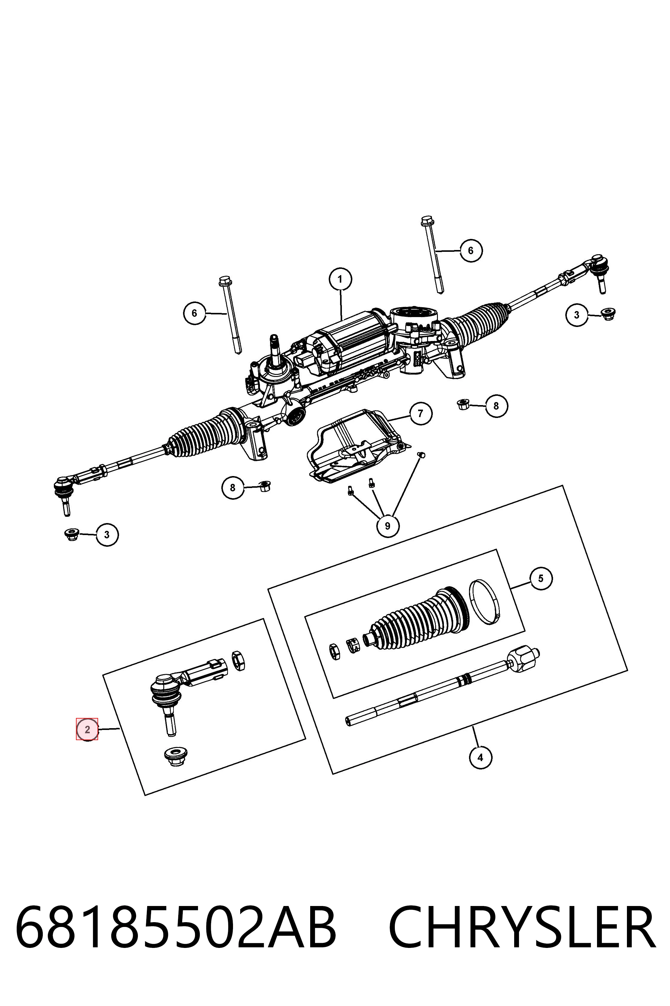 Рулевой наконечник SSP0397 Magneti Marelli