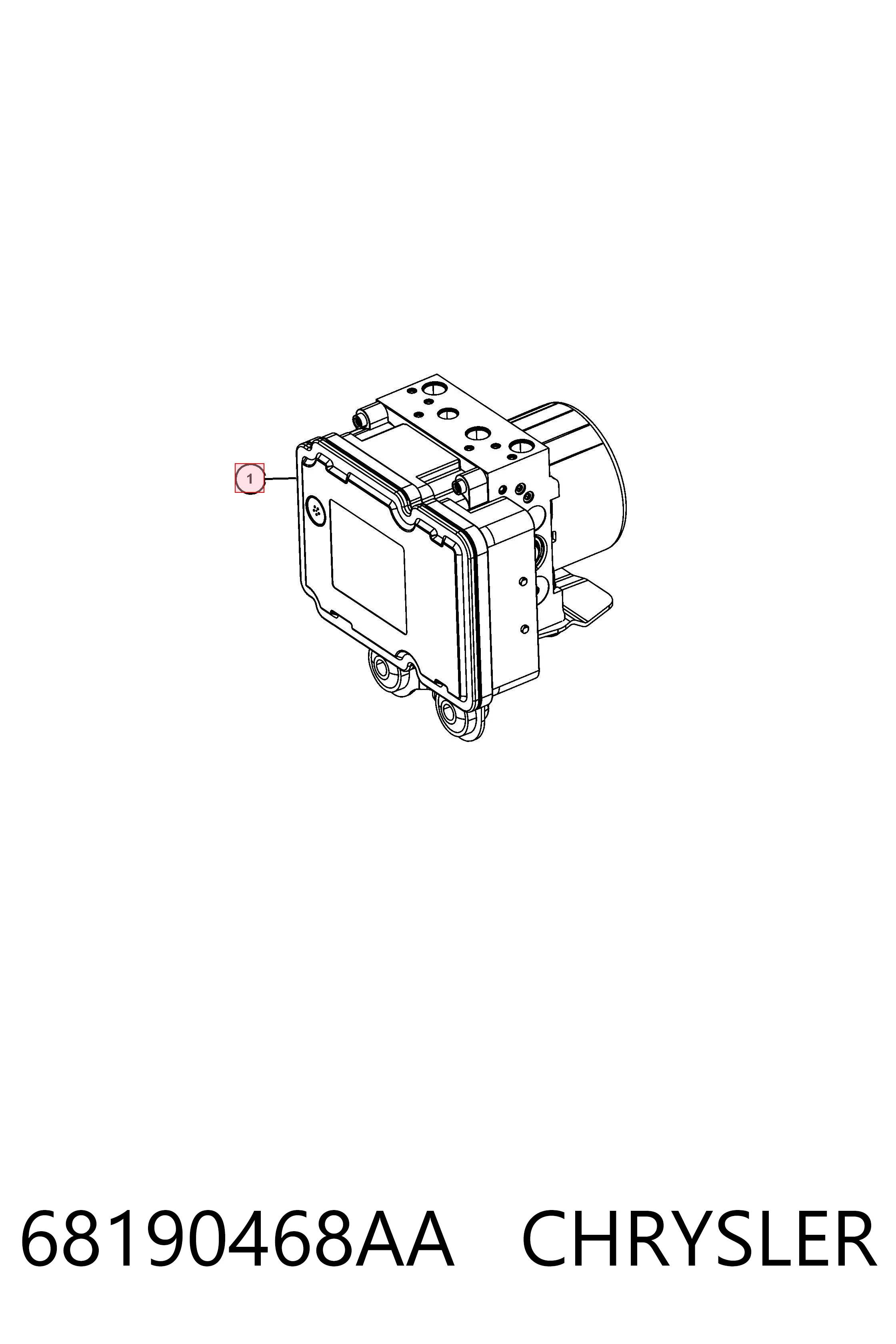 68190468AA Chrysler 