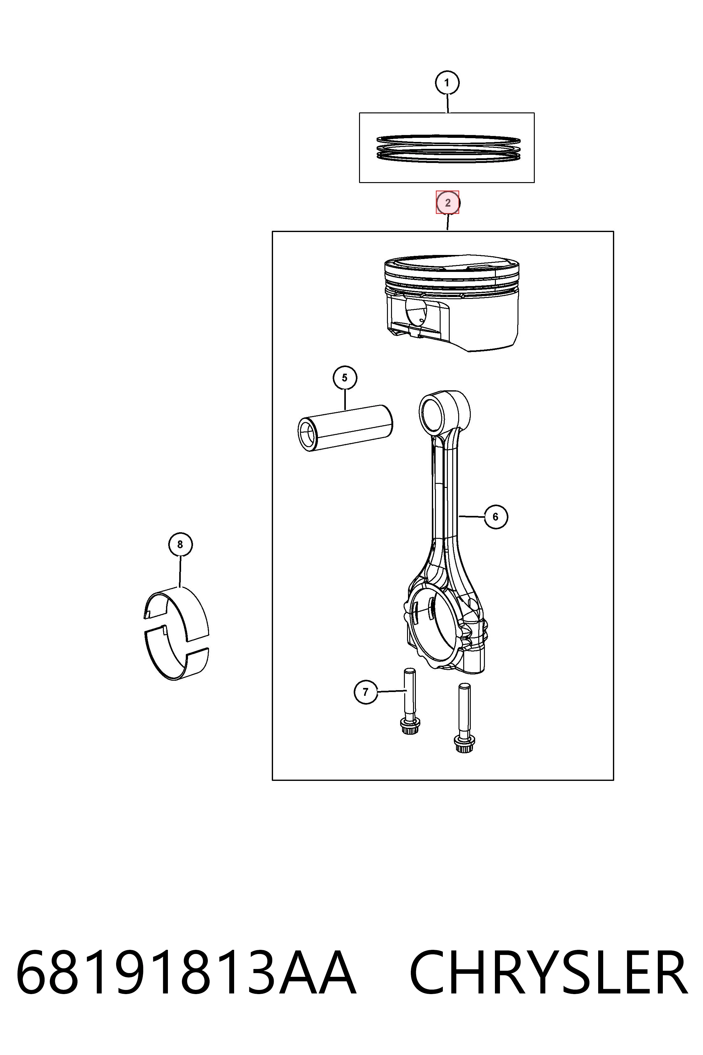 Купить K68191813AA Fiat/Alfa/Lancia 