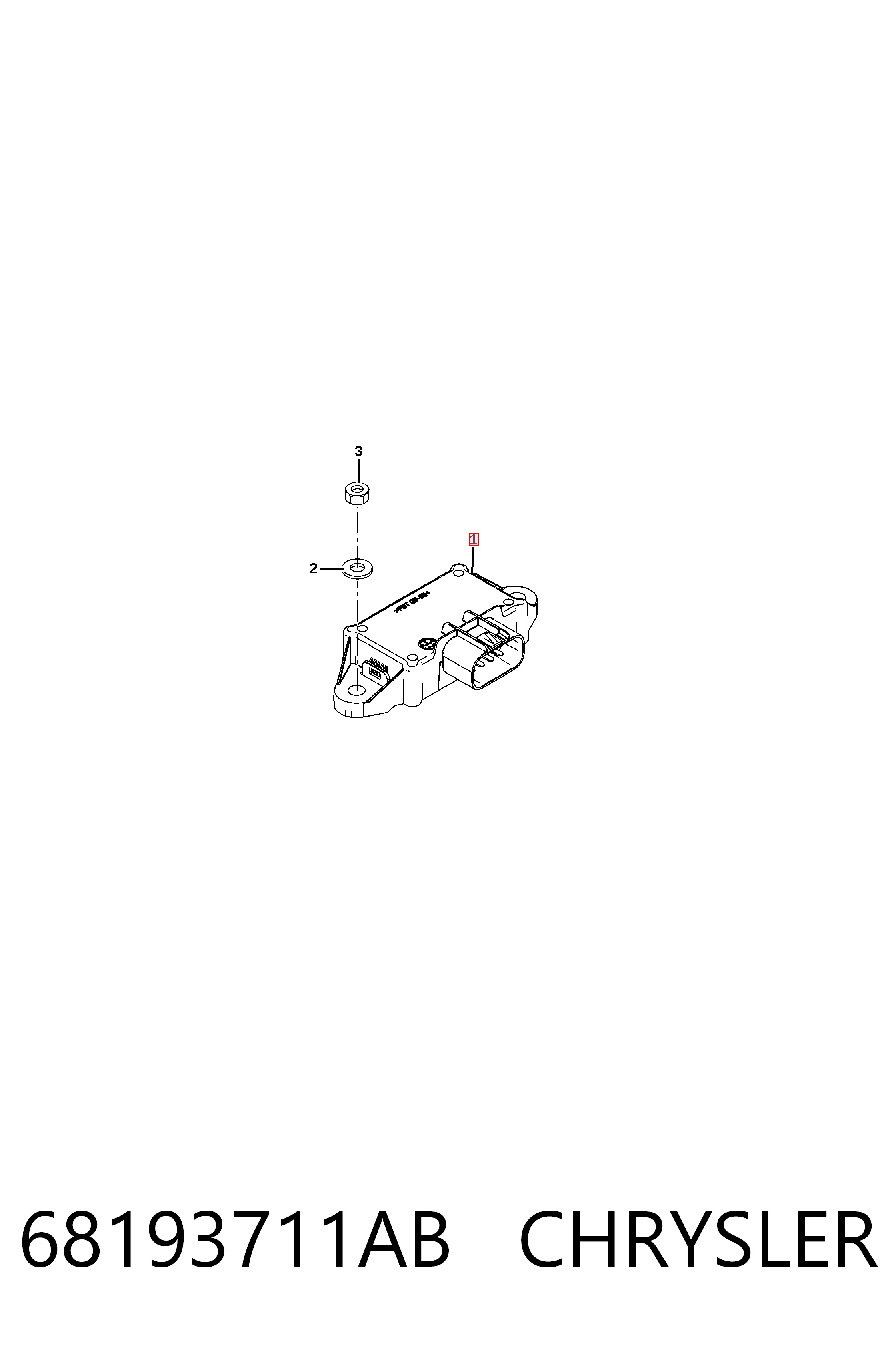 Купить K68193711AC Fiat/Alfa/Lancia Модуль управления топливного насоса