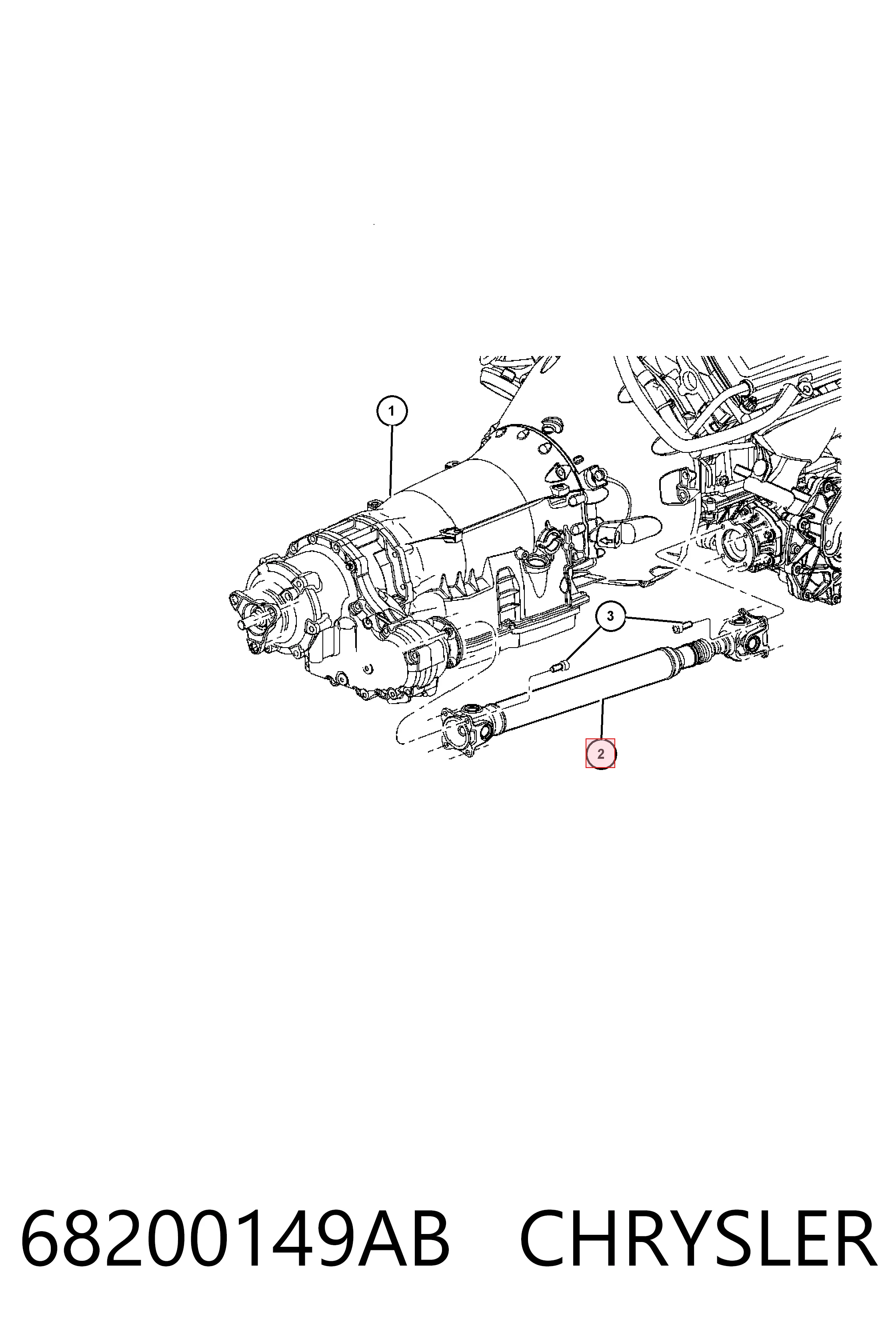 Вал карданный к переднему мосту Fiat/Alfa/Lancia K68200149AE цена, от 157.88 USD