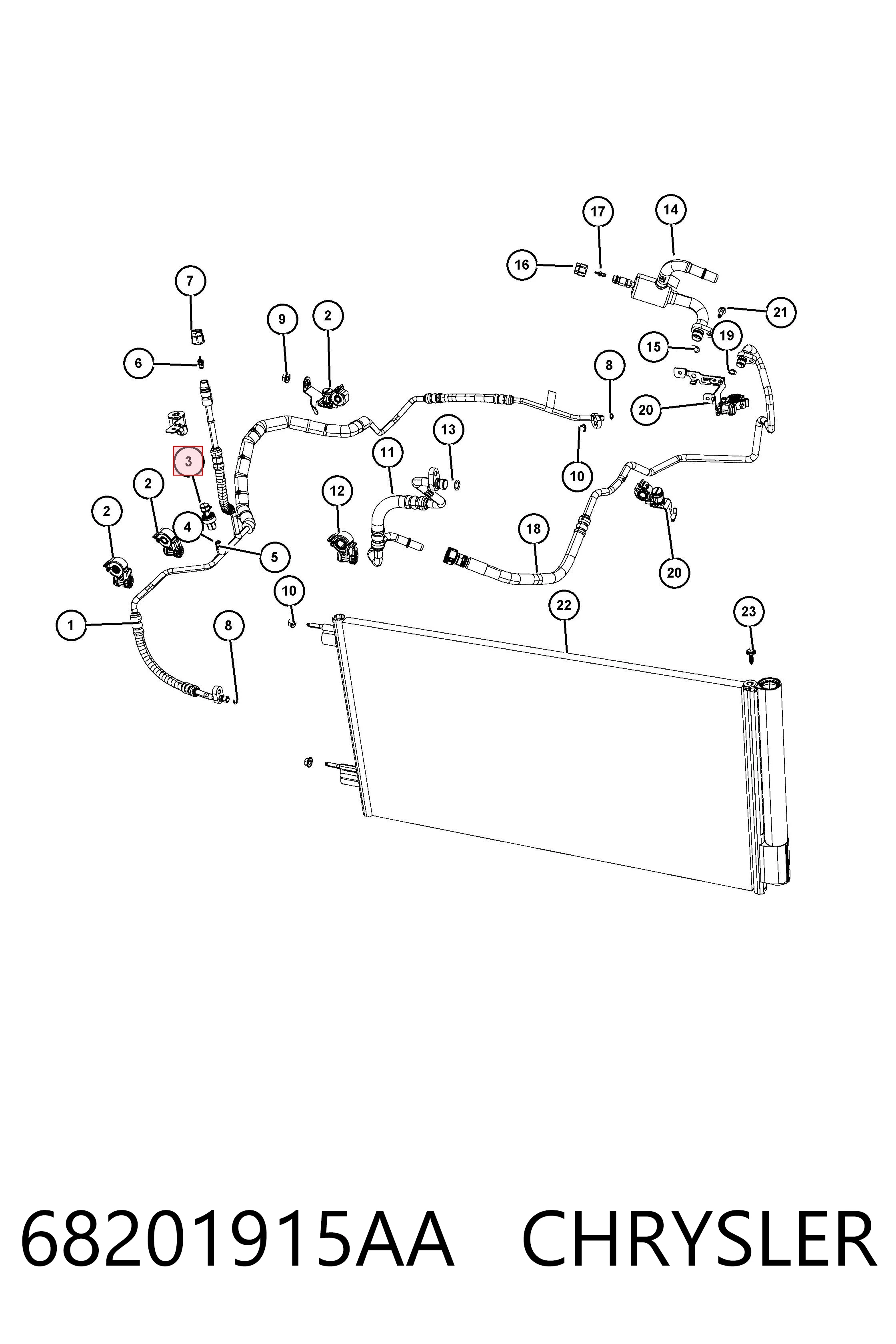 Датчик давления кондиционера PCS174 Standard