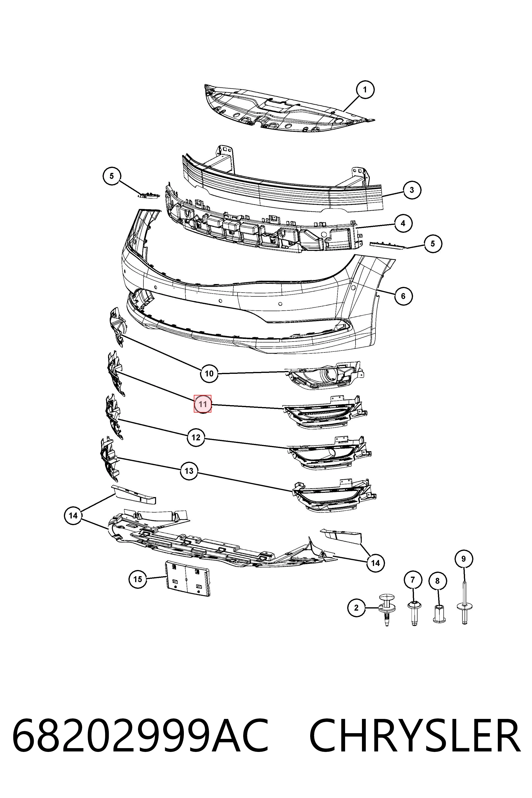 68202999AC Chrysler 