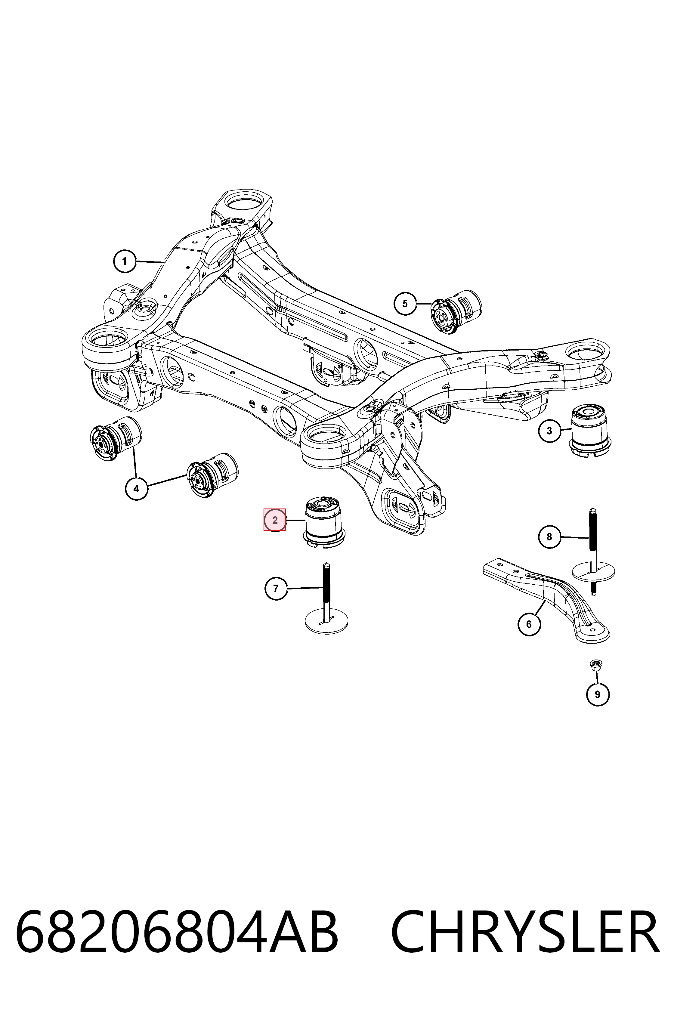 68206804AB Chrysler