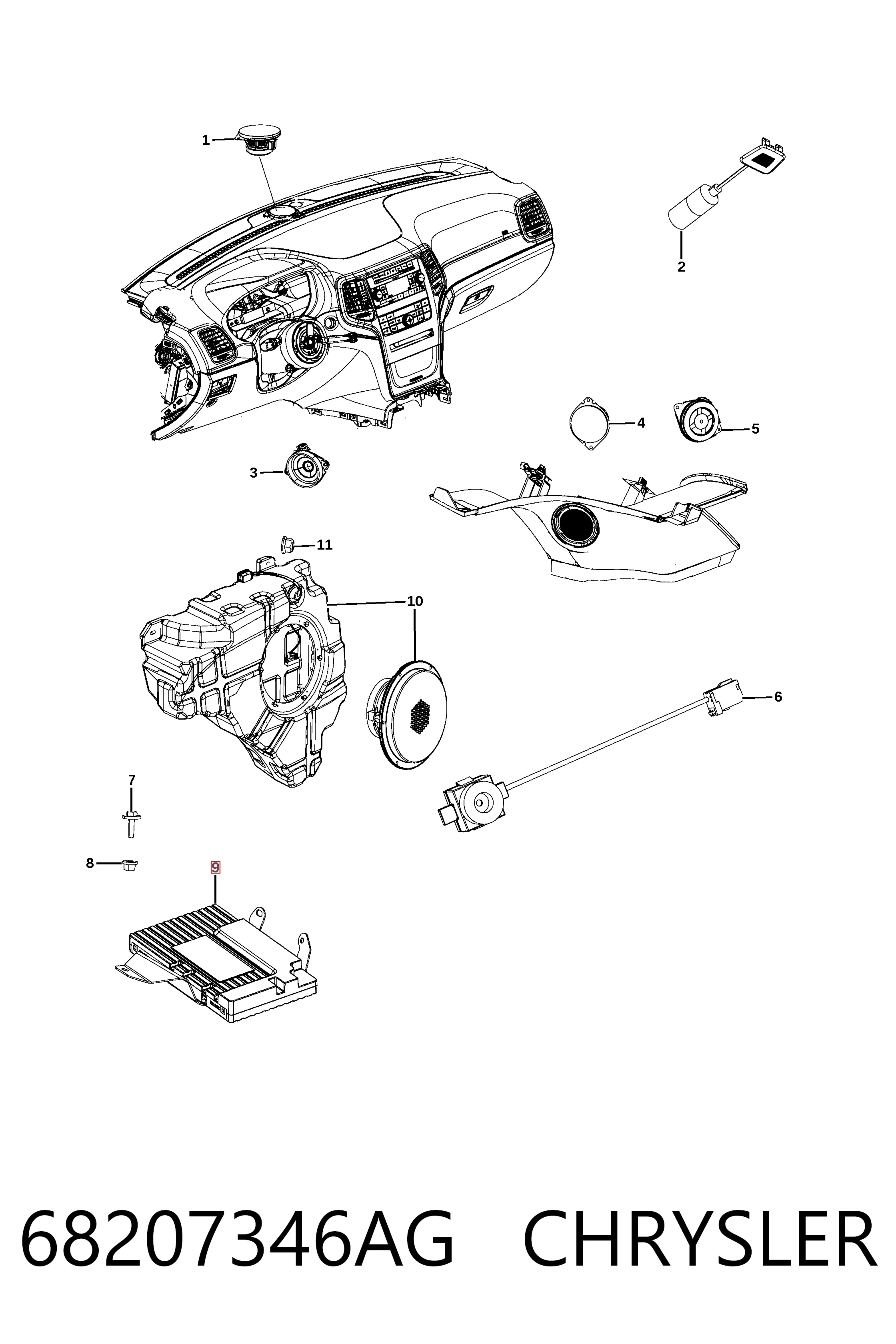 K68207346AG Fiat/Alfa/Lancia 