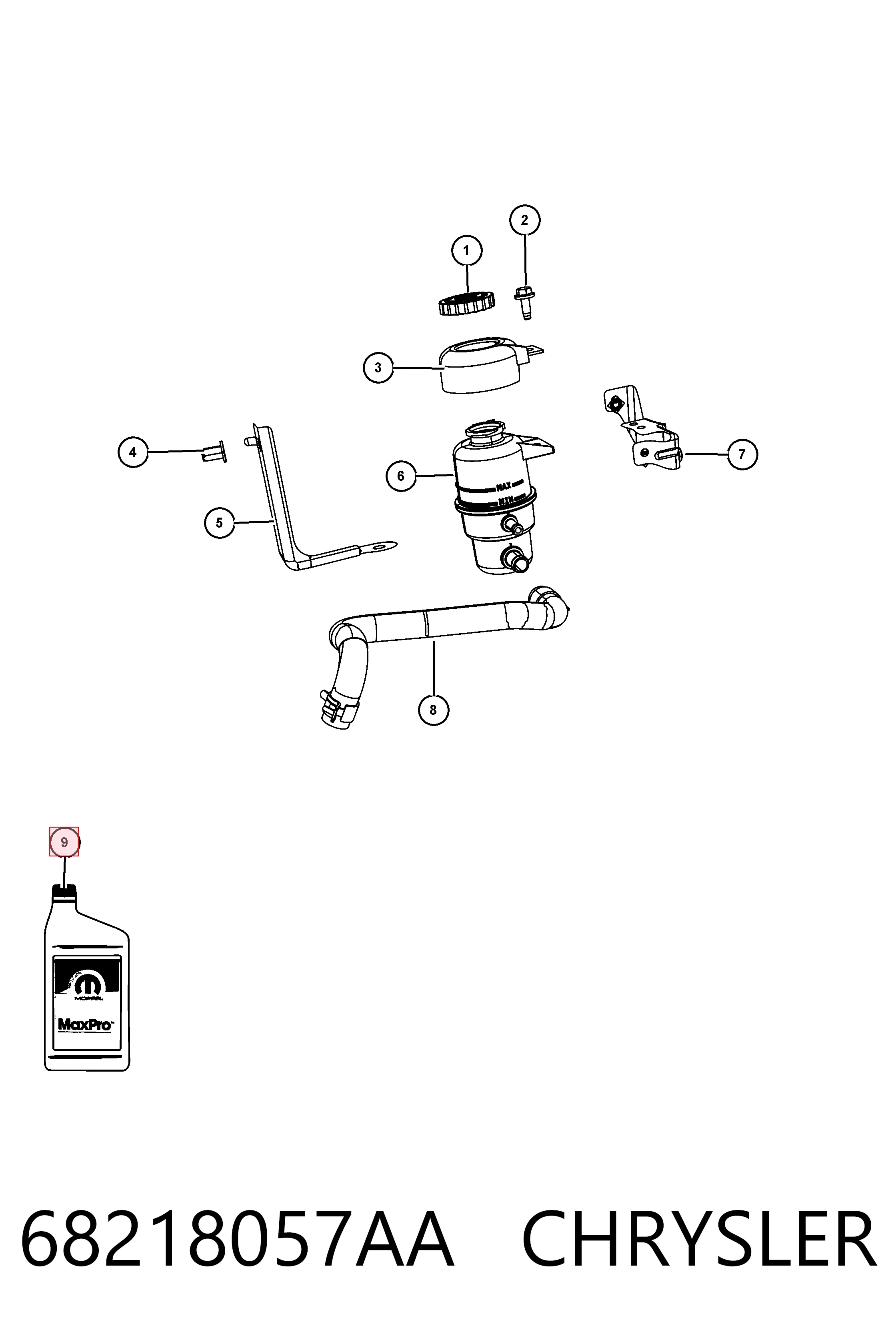 Купить 05013457AA Mitsubishi Масло АКПП