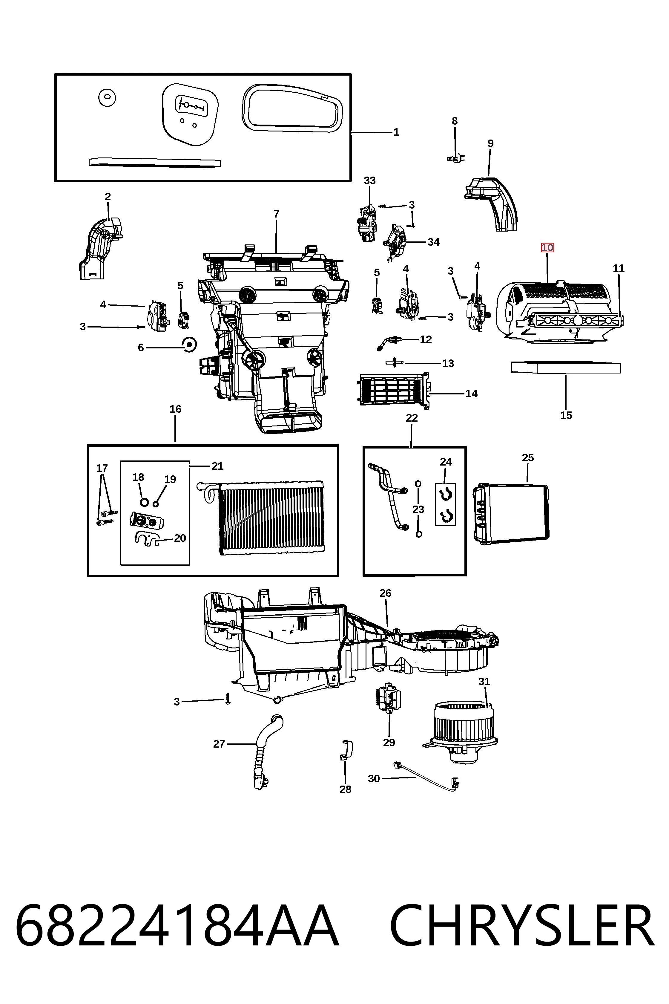 68224184AA Chrysler 
