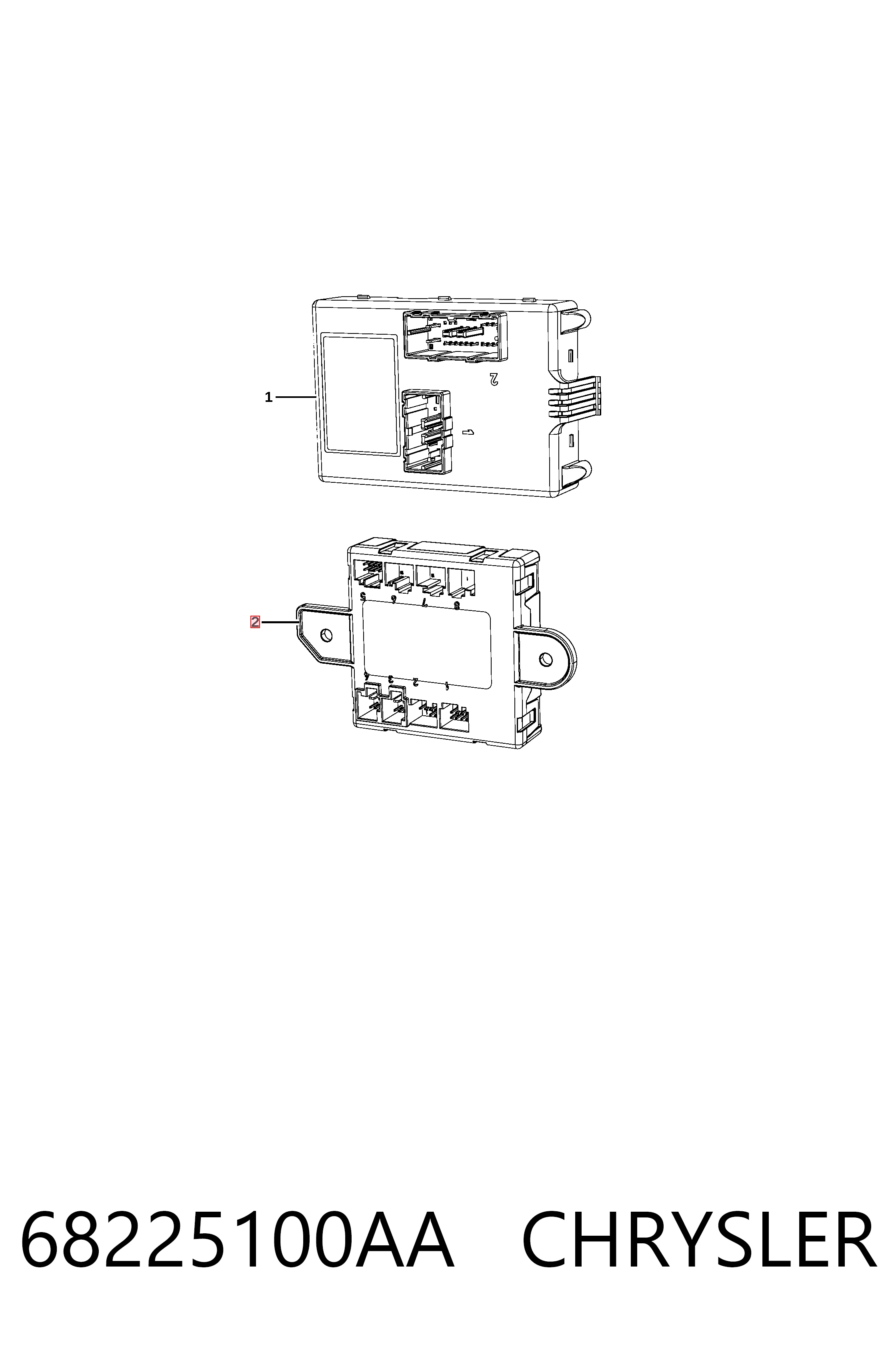 Блок комфорта передней двери K68225100AC Fiat/Alfa/Lancia