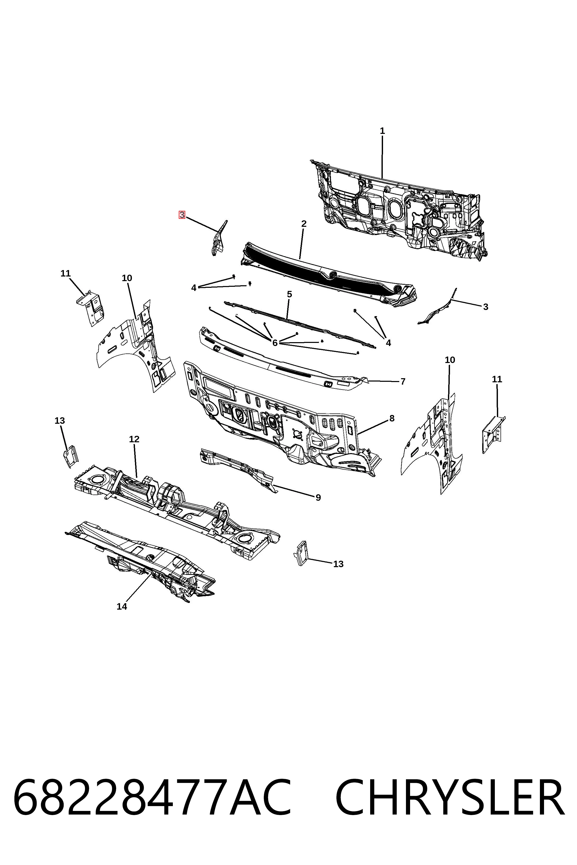 68228477AC Chrysler 